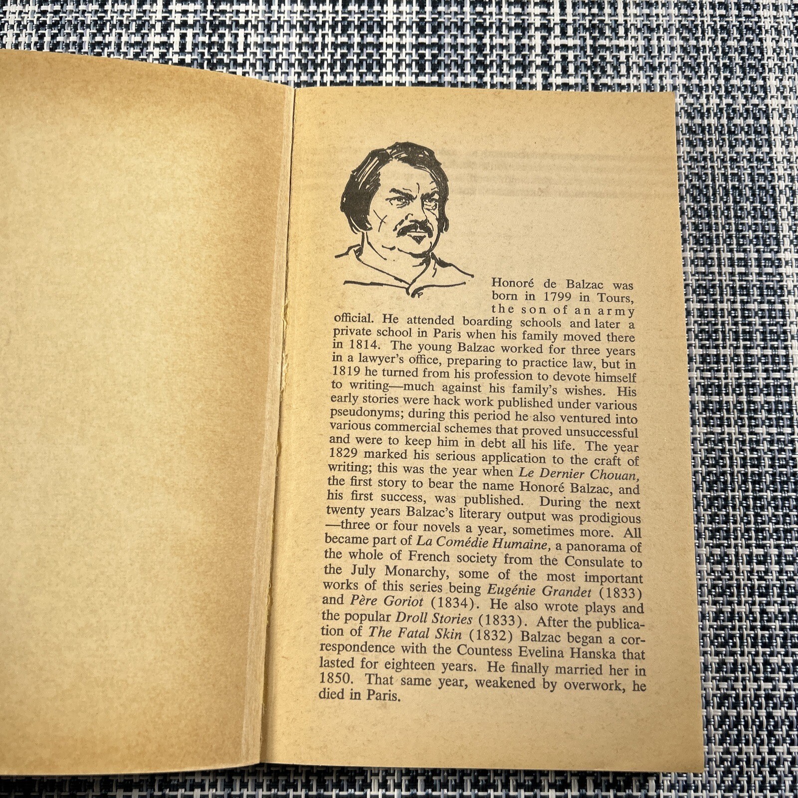 Pere Goriot ~ Honore de Balzac 1962 Vintage Signet Paperback
