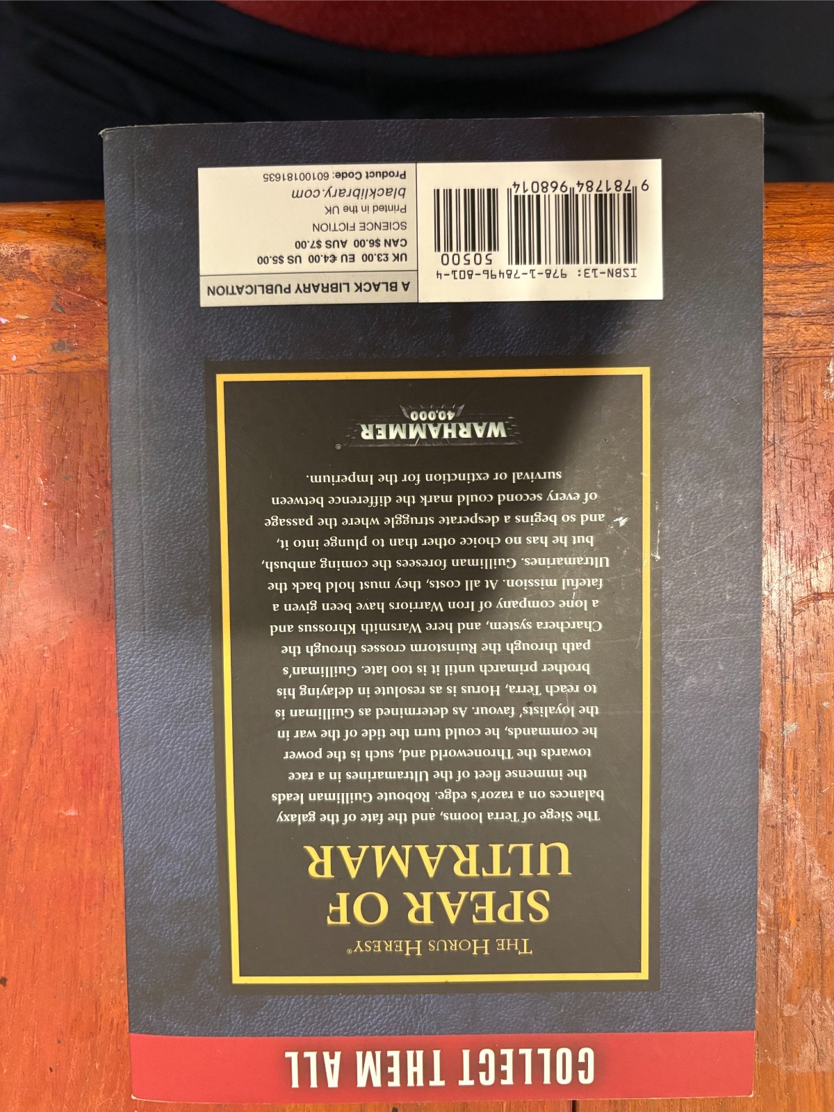 Spear of Ultramar, by David Annandale, Horus Heresy book, Warhammer 40,000