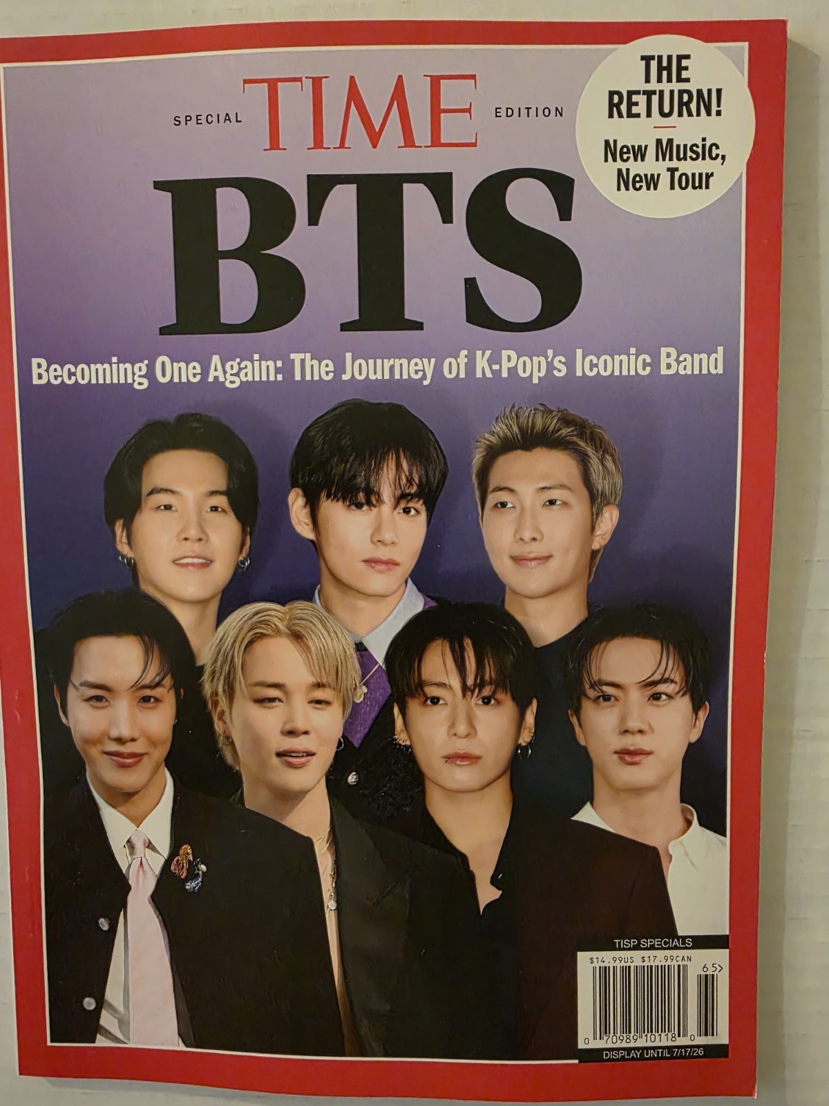 SPECIAL TIME EDITION BTS THE RETURN! NEW MUSIC, NEW TOUR MAY 2026