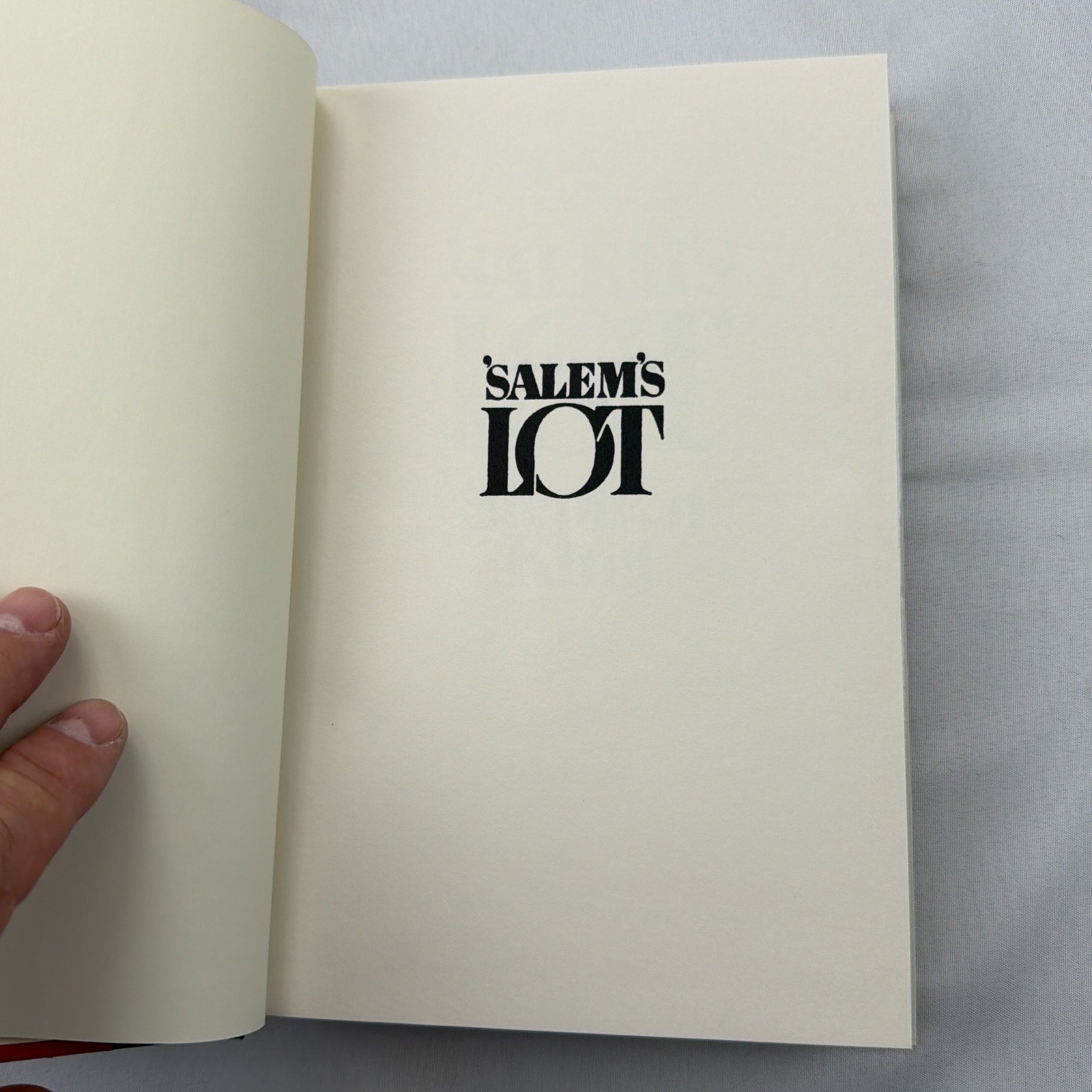 Salem’s Lot Stephen King 1975 Doubleday Hardcover Horror Classic