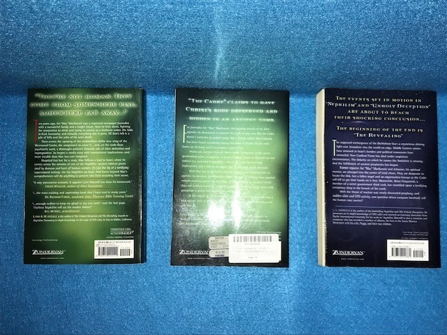 Complete Set 3 LA Marzulli NEPHILIM TRILOGY Books, Unholy Deception, Revealing