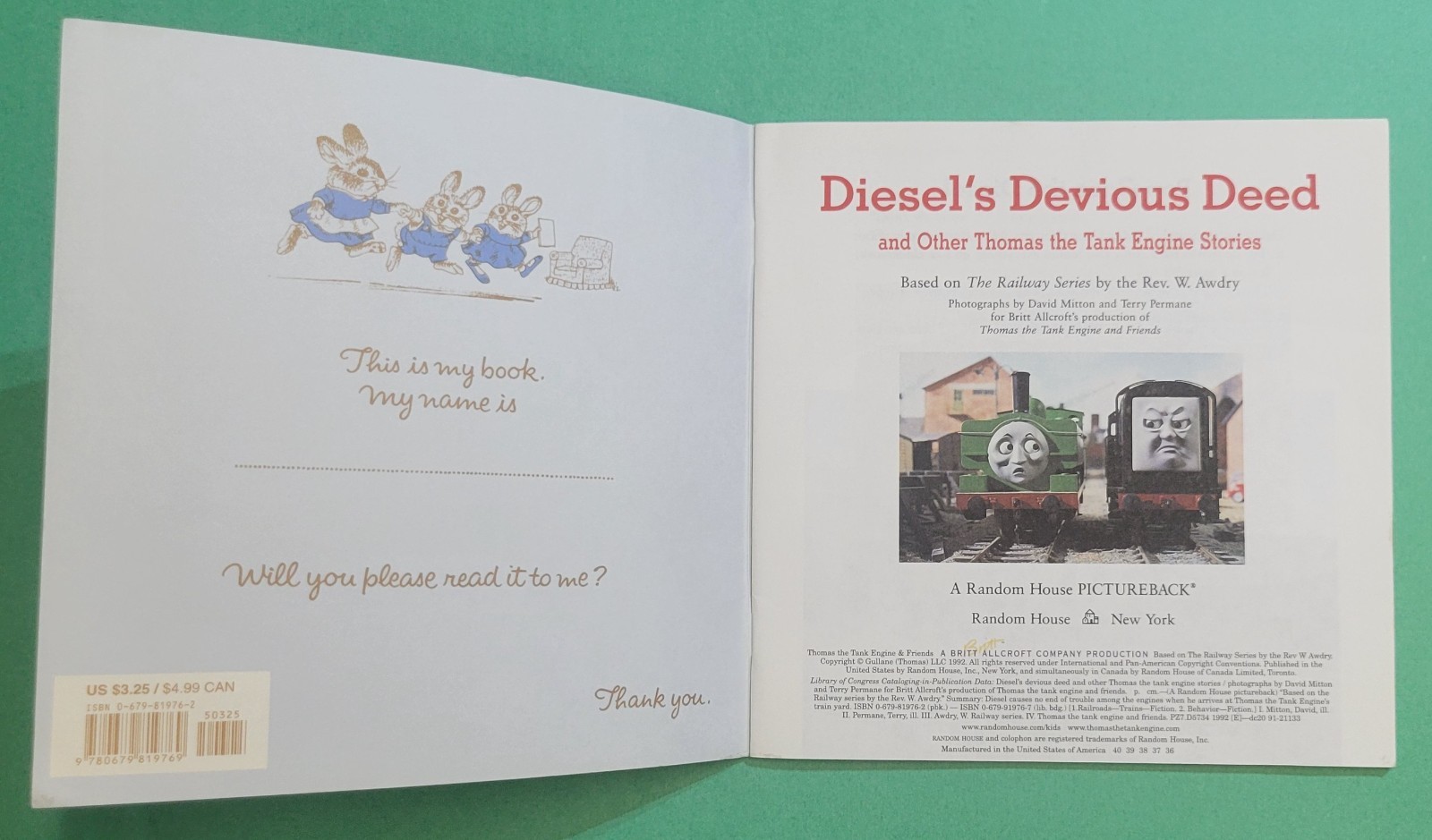 Diesel’s Devious Deed and Other Thomas the Tank Engine Stories by Wilbert Awdry