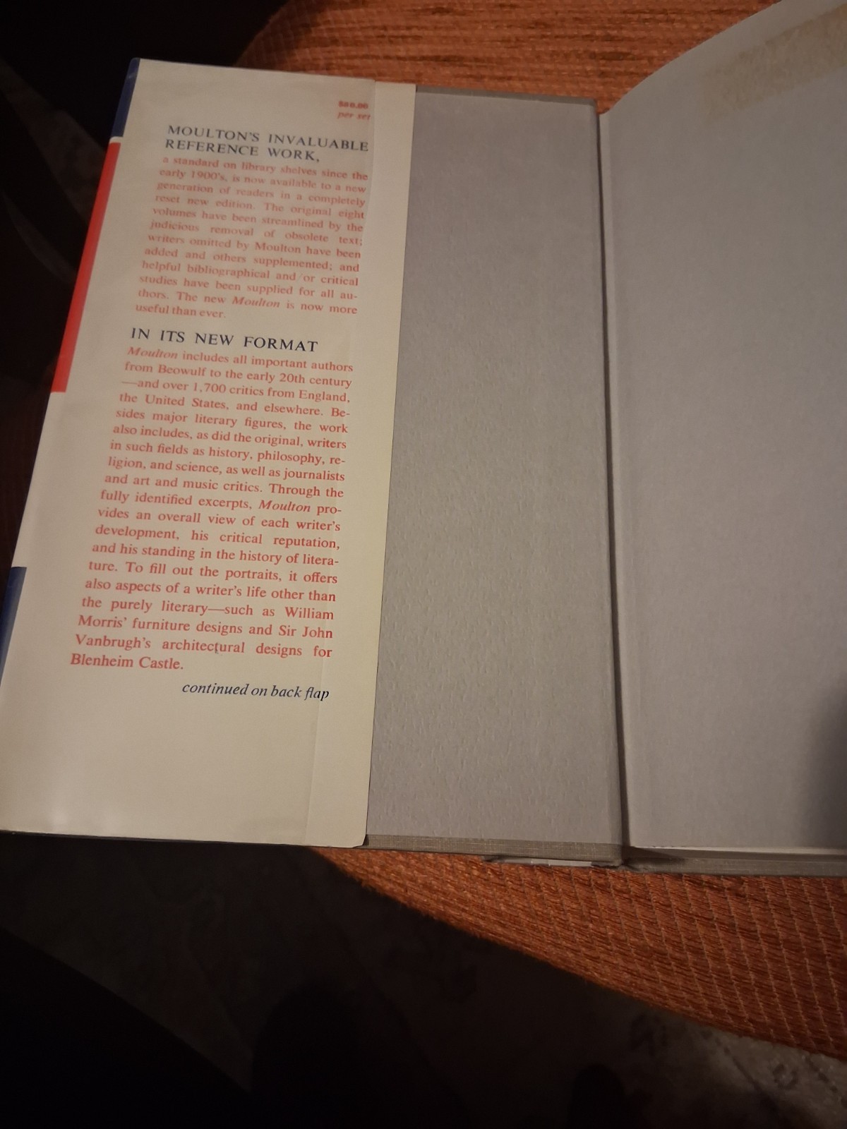 Moulton’s library of literary criticism of english and American authors. 1981
