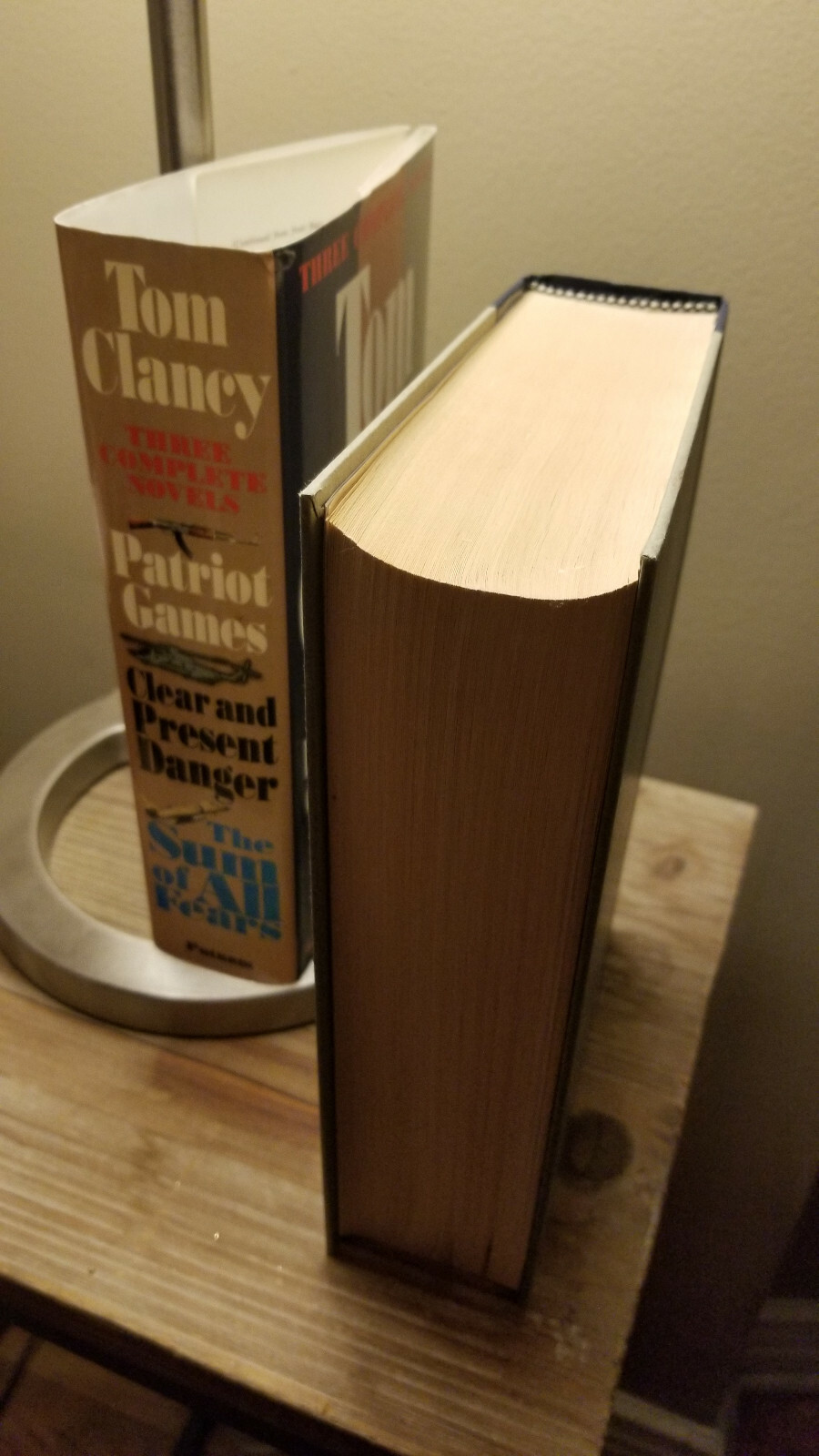 Tom Clancy 3 Bk Combo – Sum All Fears, Patriot Games & More 1st & 1st HB DJ VGC!