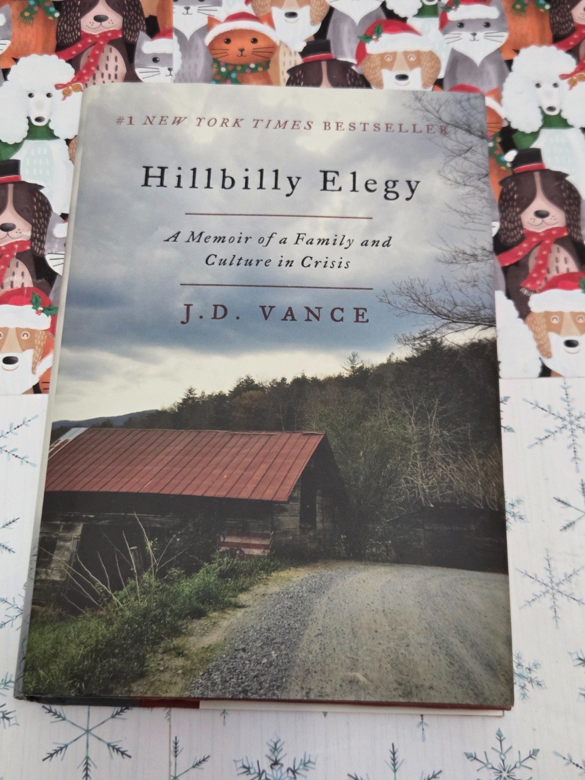 HILLBILLY ELEGY, J. D. VANCE, HARDCOVER, 2016,