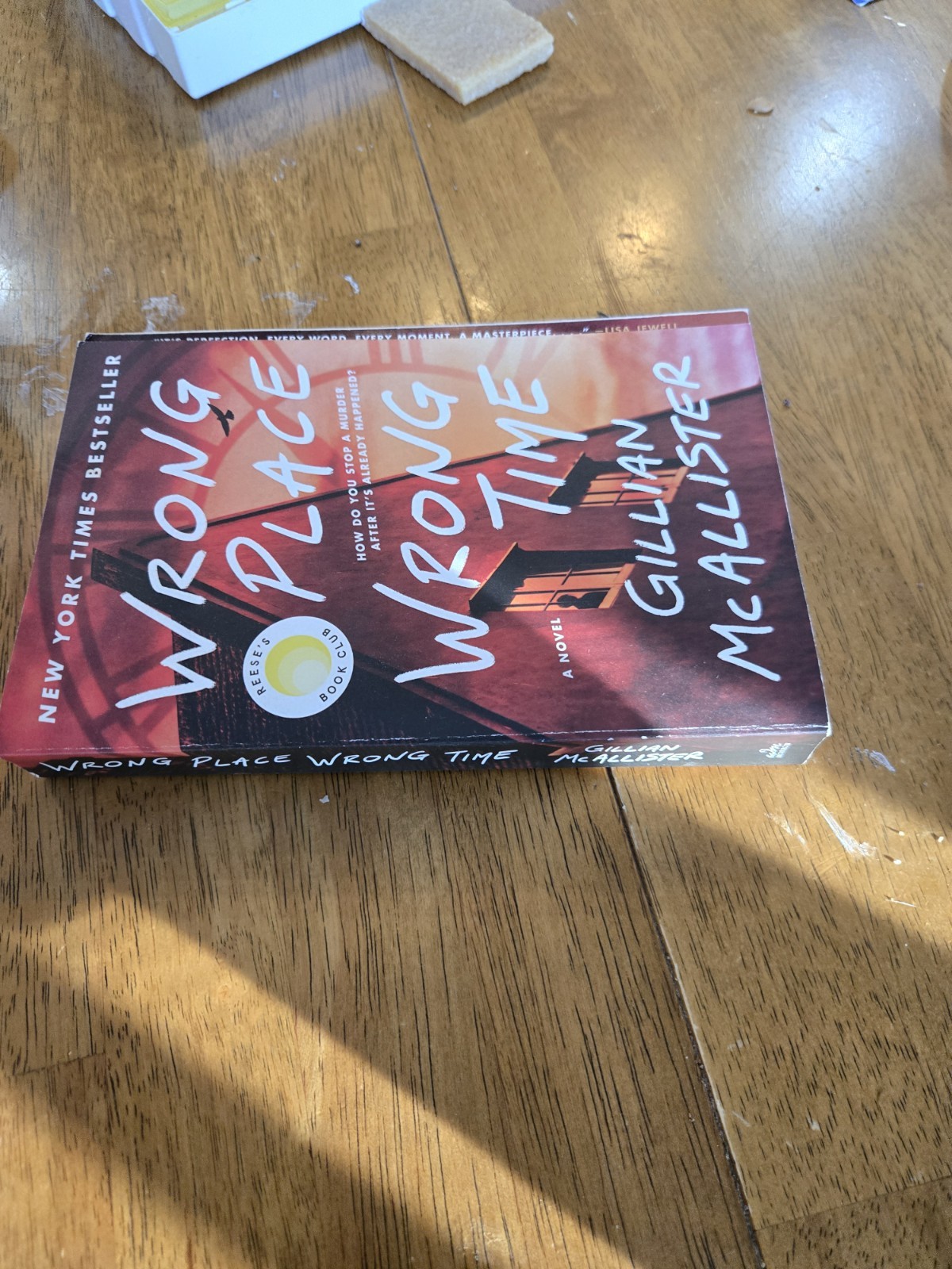 Wrong Place Wrong Time Paperback Gillian McAllister Reese’s Book Club