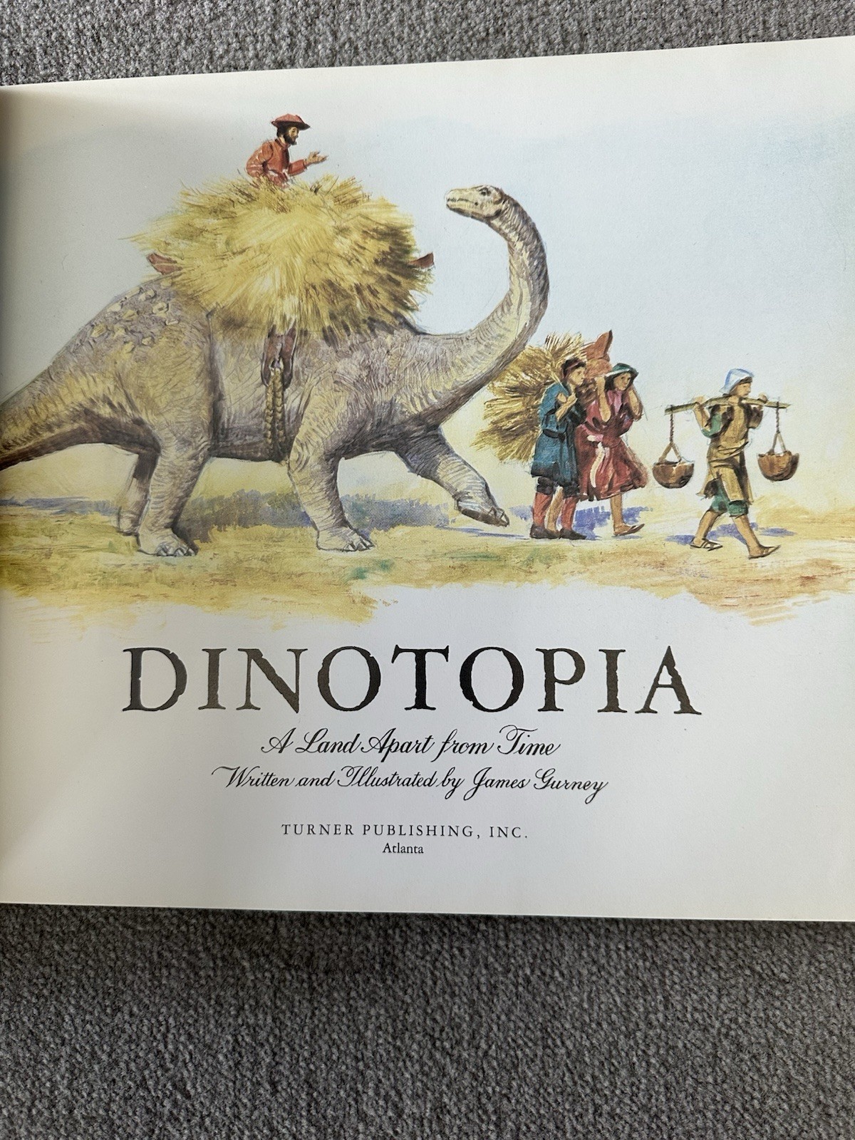 Dinotopia *First Edition* Hardcover w/ DJ By James Gurney 1992 Very Good