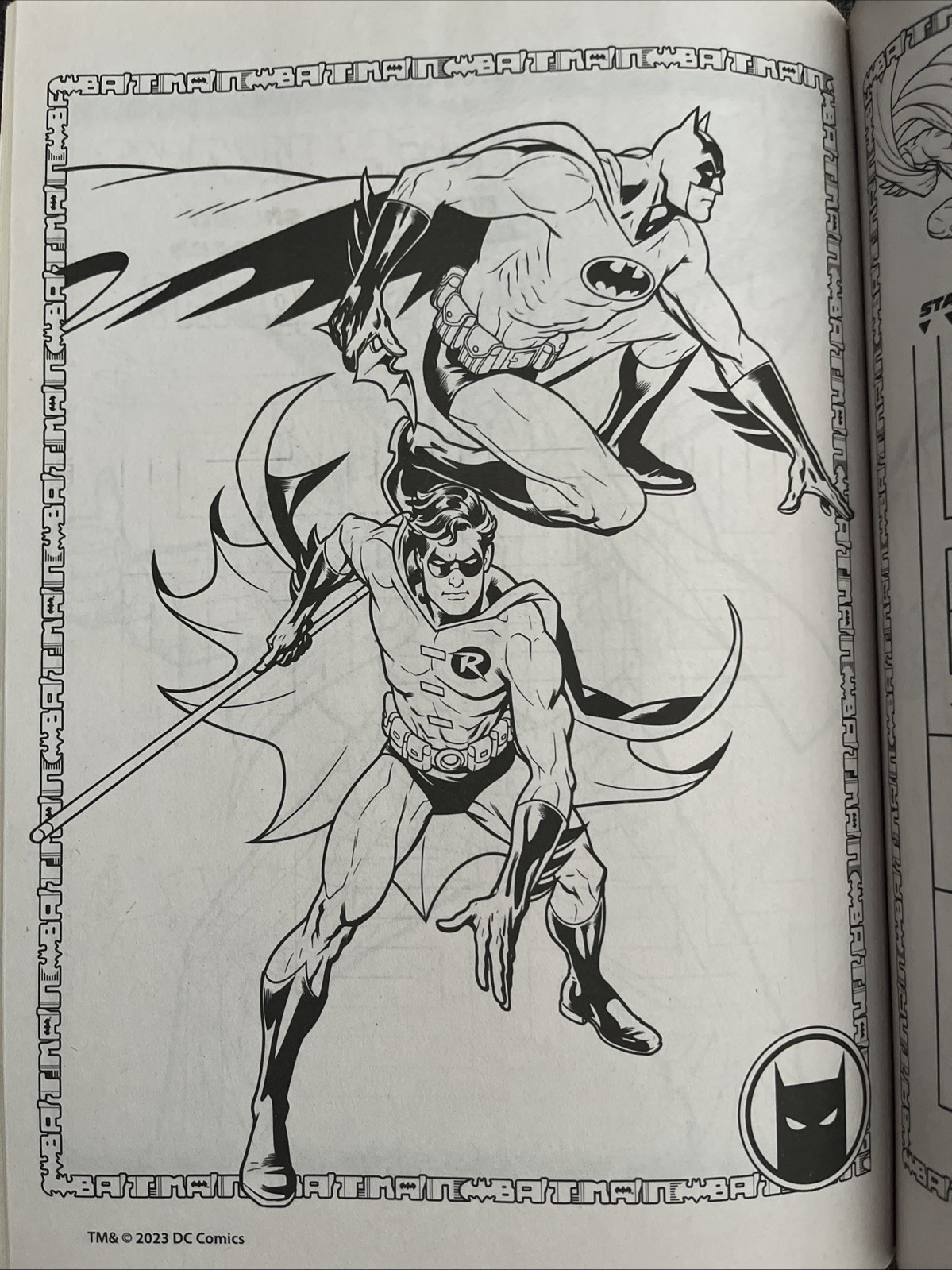 Batman Jumbo Coloring And Activity Book Dark Knight Robin Joker DC Comics