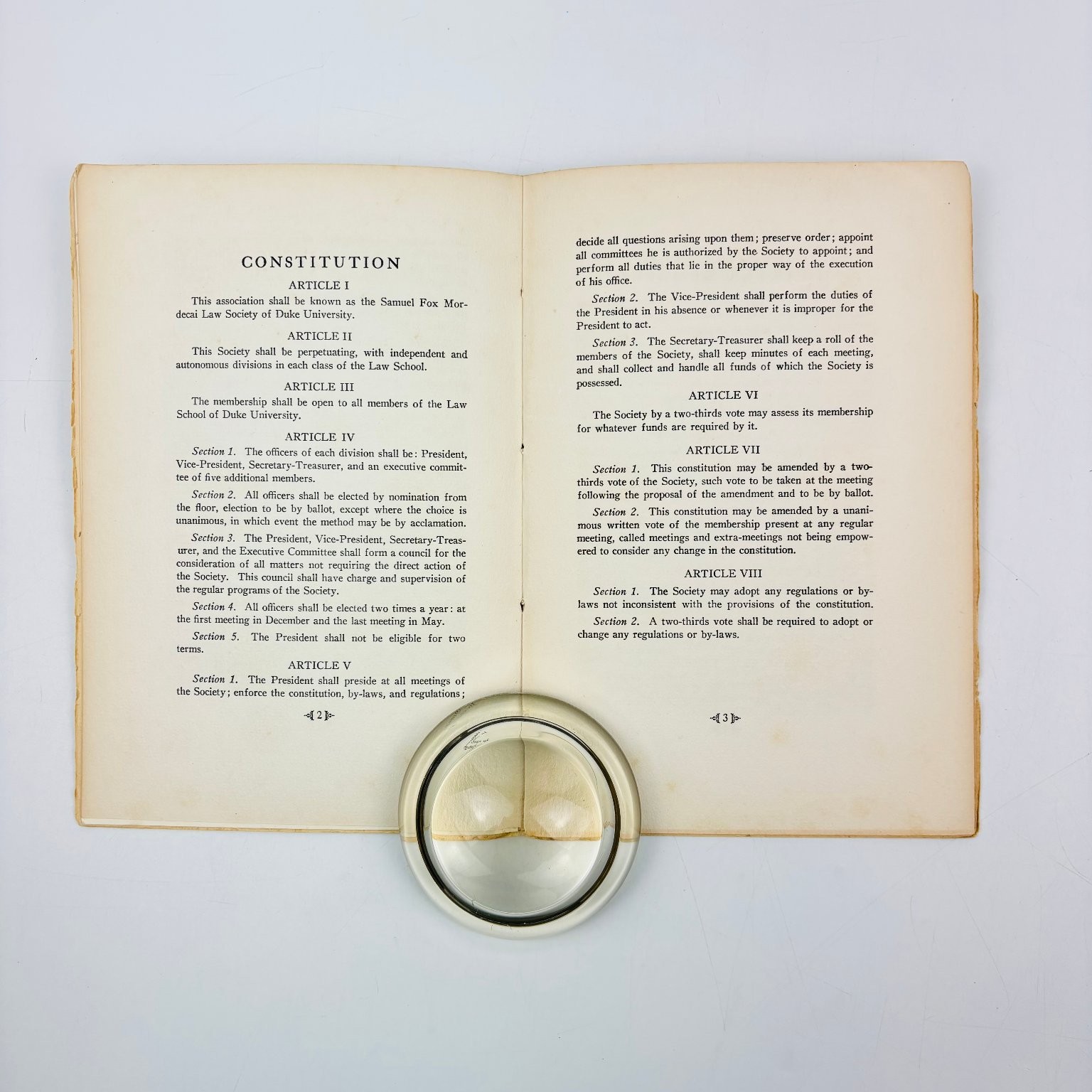 1931 Mordecai’s Miscellanies Duke Law Founding Dean SIGNED Association Copy