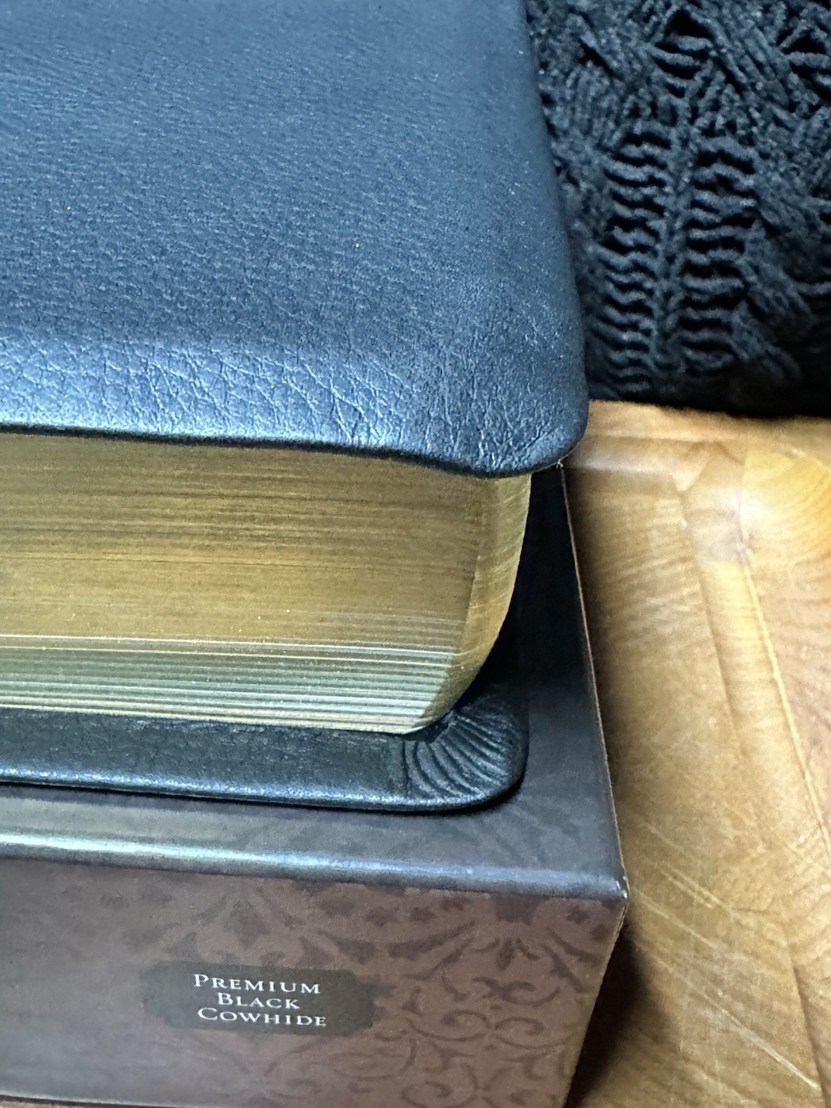NEW: HCSB Study Bible – Deluxe Leather Edition – Premium Black Cowhide – NIB