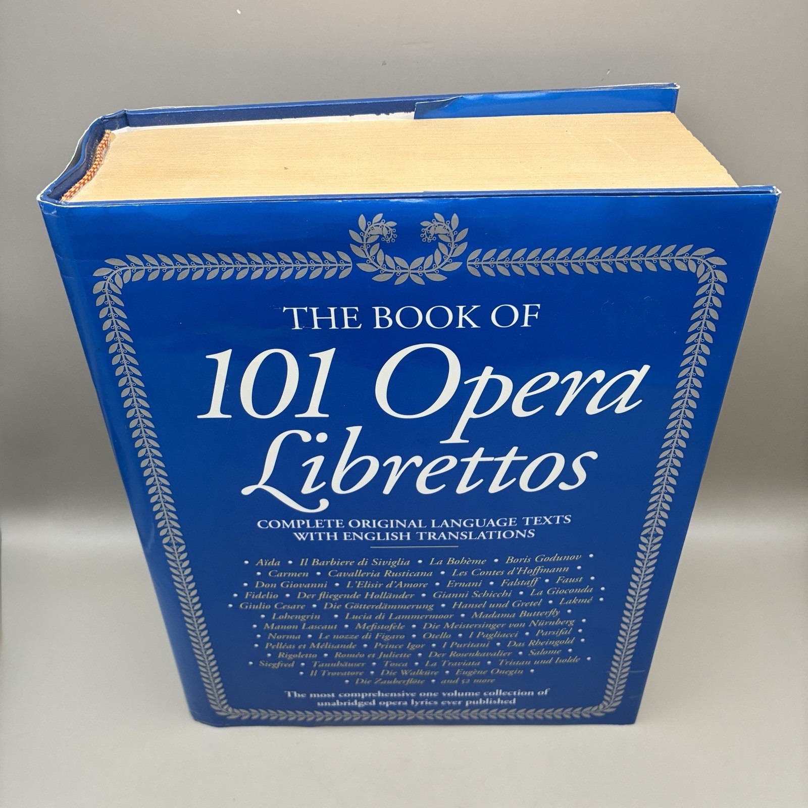 Book Of 101 Opera Librettos Complete Original Texts w/ English Translations