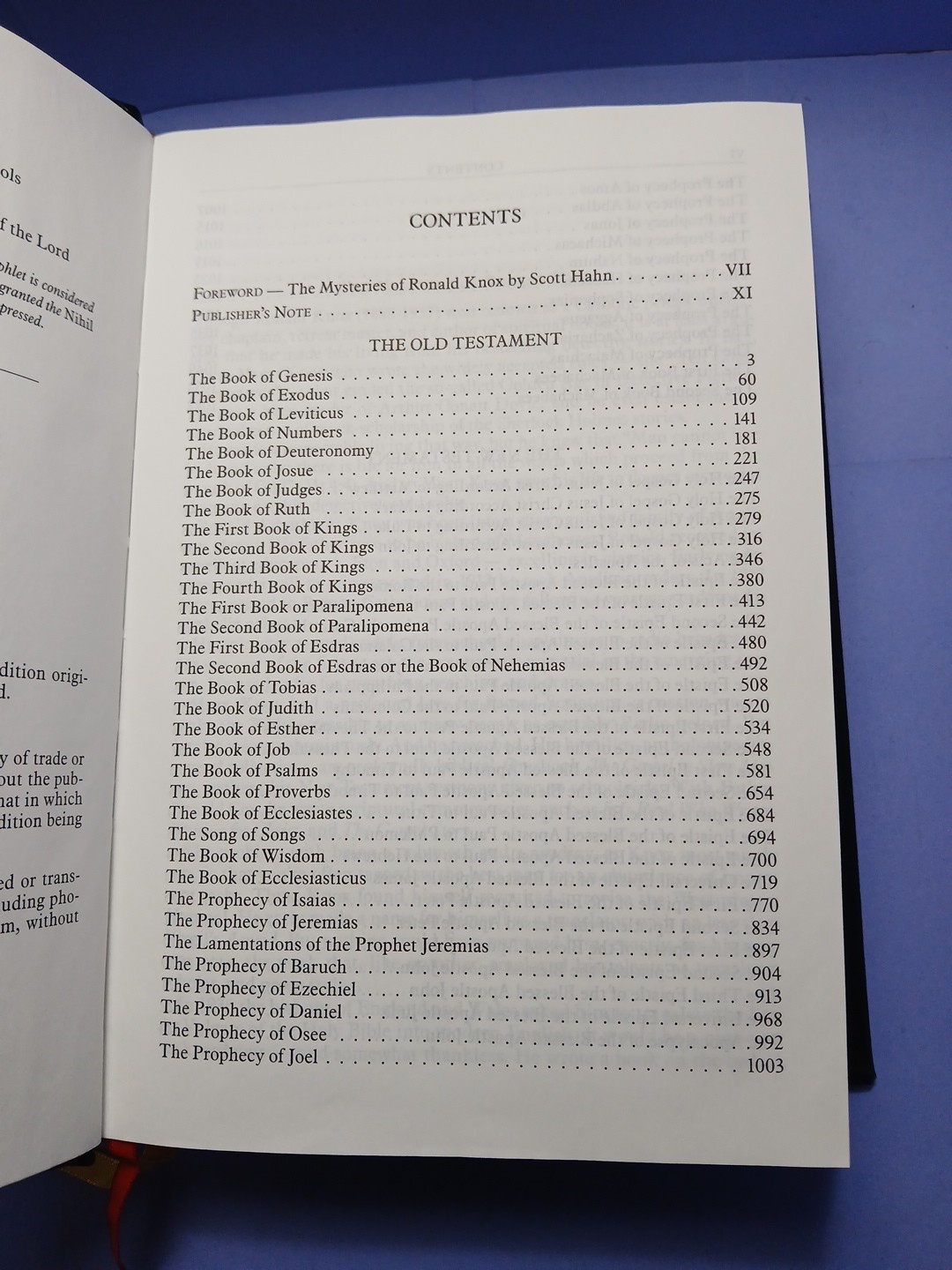 The Holy Bible Knox Version: Baronius Press Ltd (Hardcover)