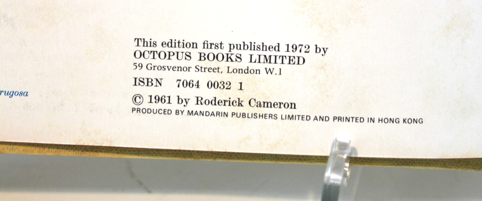 Vintage Shells Roderick Cameron 1972 Octopus HC Illustrated Sea Shell Ref Book