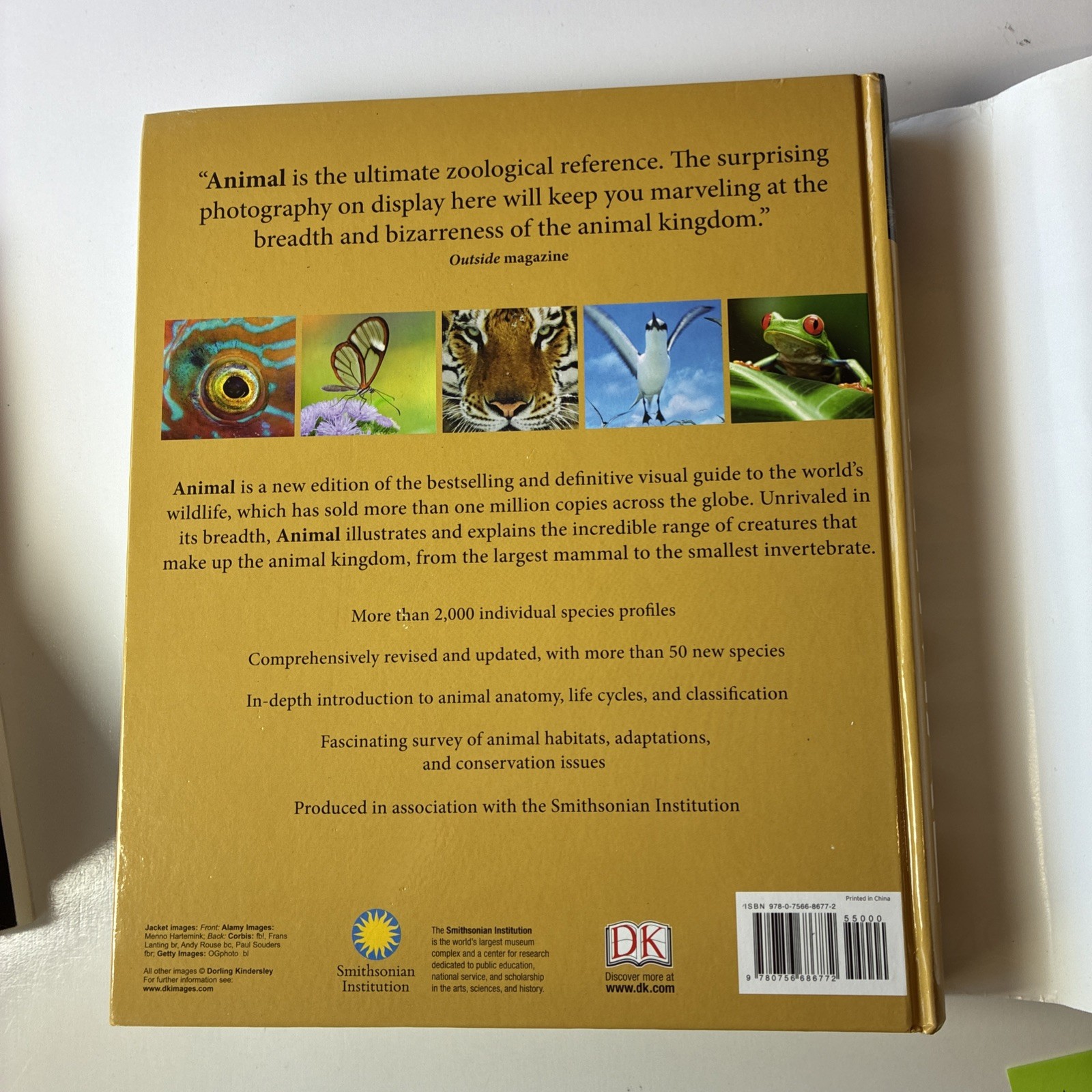 DK Smithsonian ANIMAL: The Definitive Visual Guide 2011 Edition Hardcover (26A)