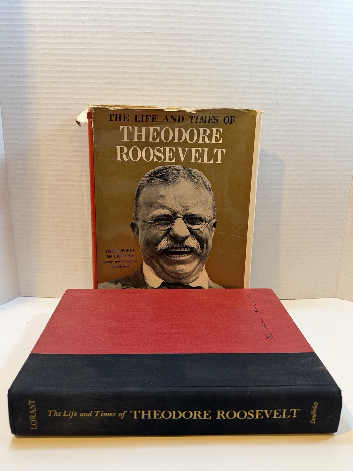 SIGNED 1st Ed 1959: Life & Times of Theodore Roosevelt by Lorant HC/DJ 📖