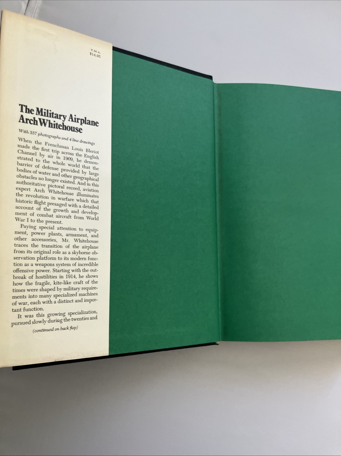 THE MILITARY AIRPLANE Whitehouse History Development Aviation Combat Aircraft