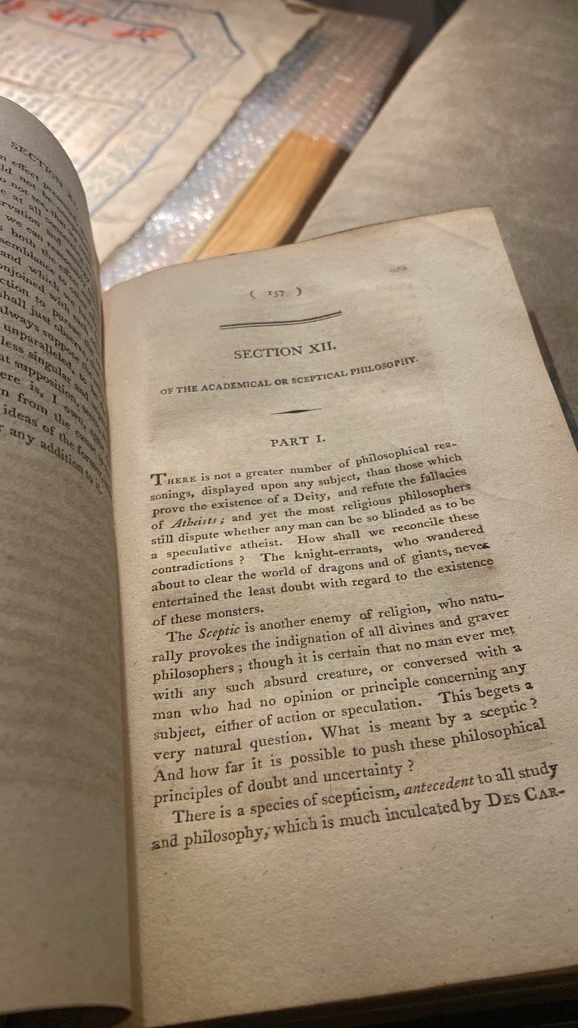 Essays and Treatises on Several Subjects David Hume 1804 London 2 Volumes