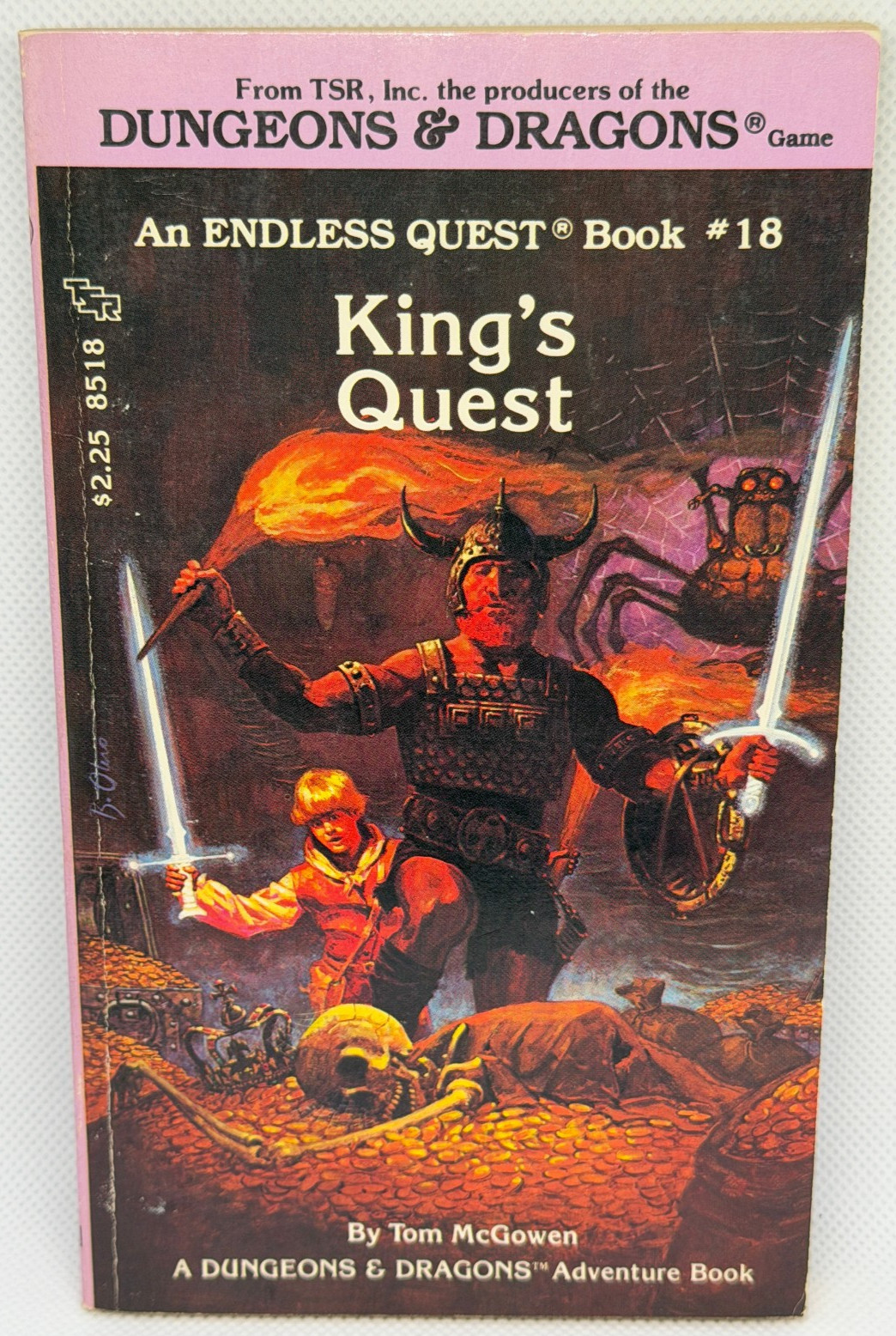 King’s Quest An Endless Quest Book # 18 by Tom McGowen Dungeons & Dragons 1st Ed