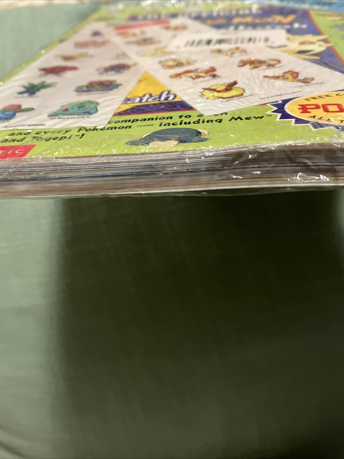 VTG NOS Scholastic Press The Official Pokemon Handbook 1999 WITH POSTER SEALED