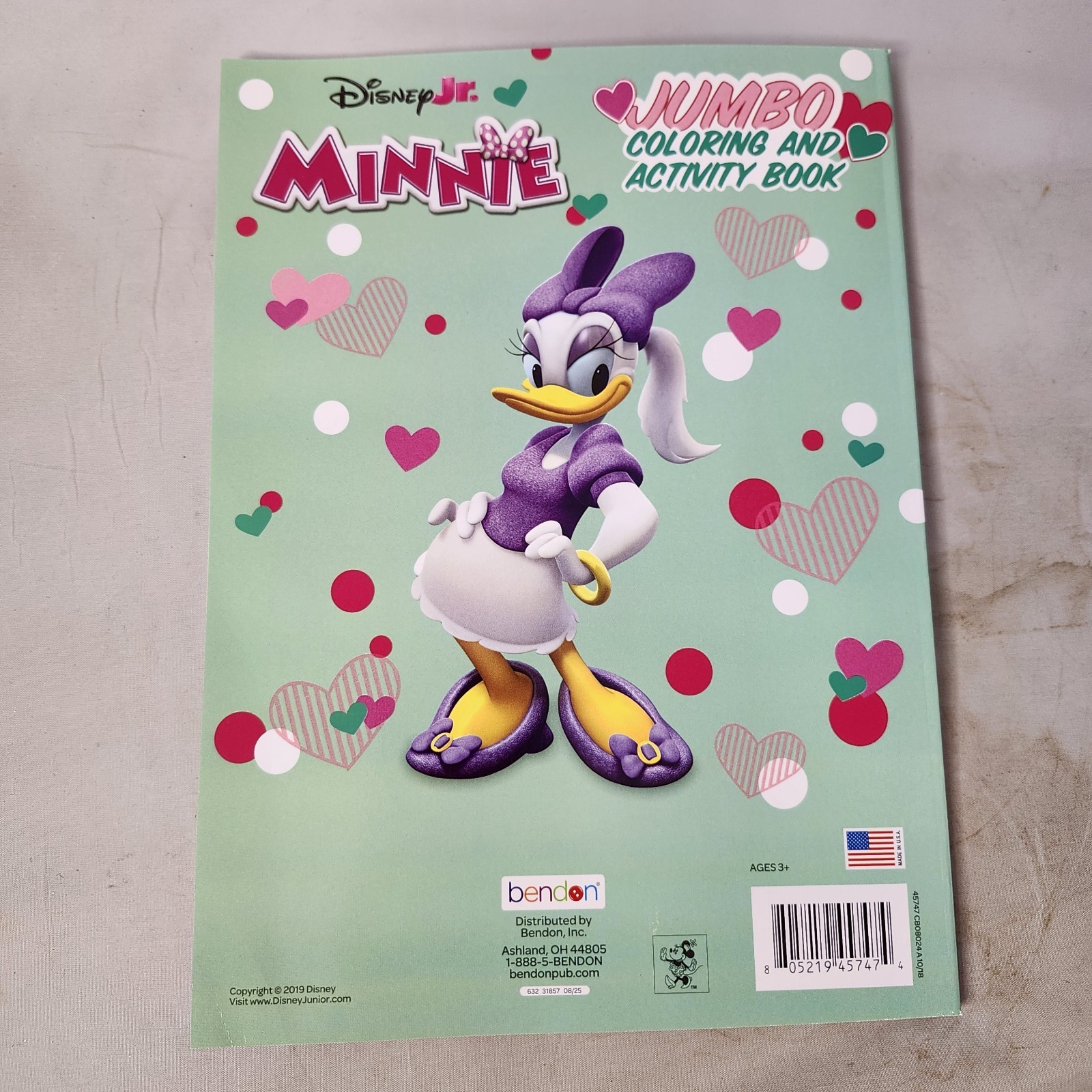 Disney Junior Minnie Mouse Girls Jumbo Activity & Color Coloring Book Daisy Duck