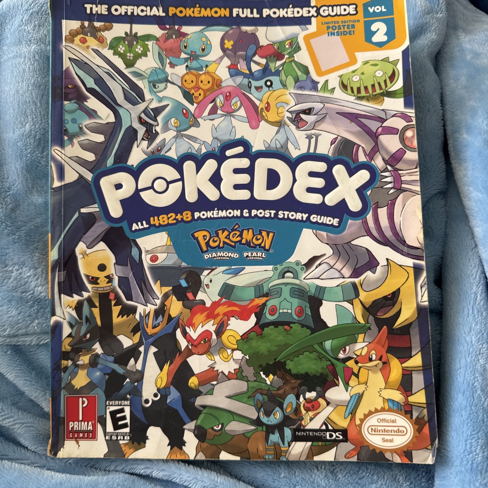 Pokemon Diamond & Pearl Pokedex Strategy Guide Vol. 2 Prima Guide No Poster