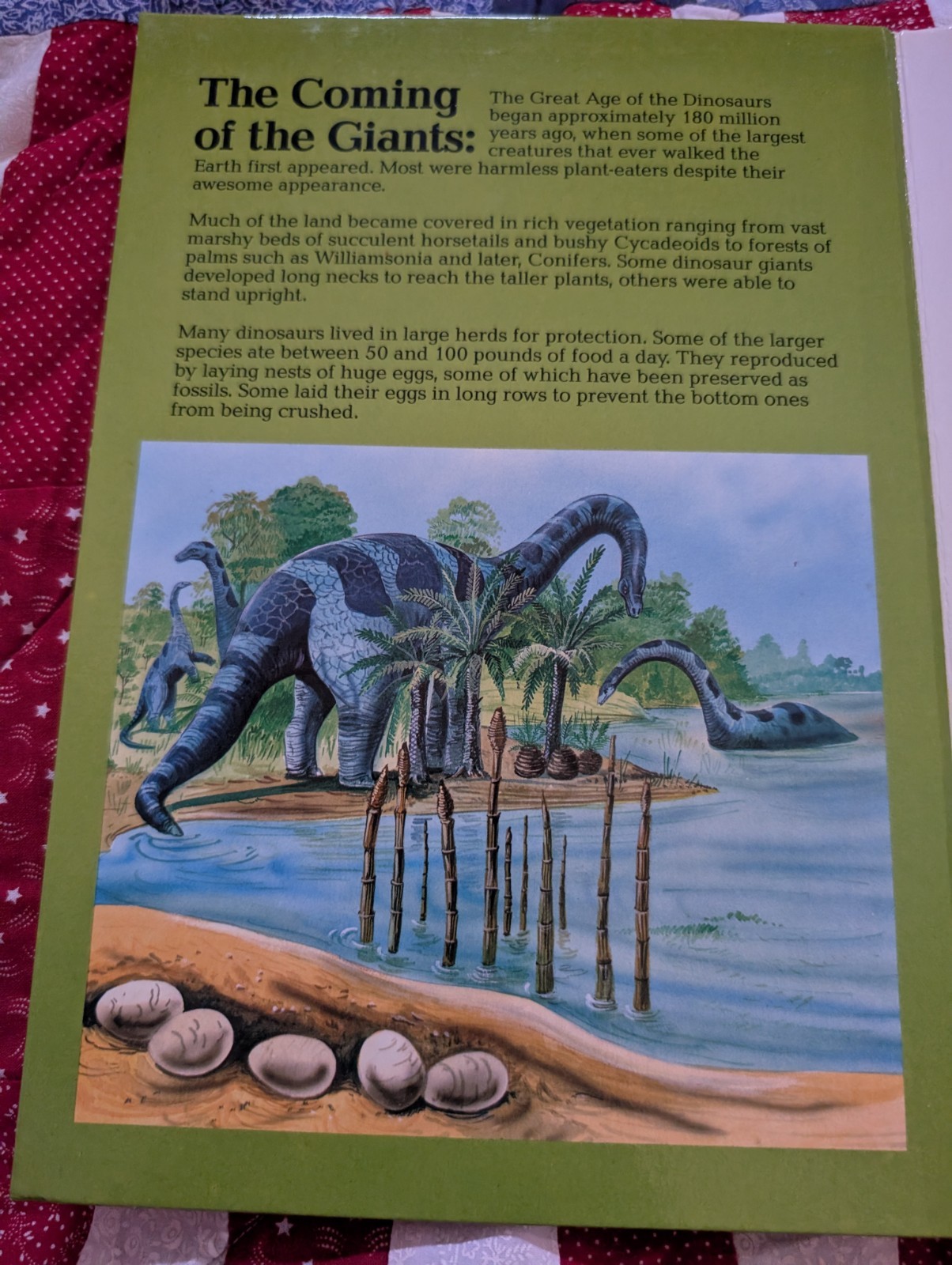 Vintage 1988 Dinosaur Giants among Giants Jigsaw Picture Puzzle Book