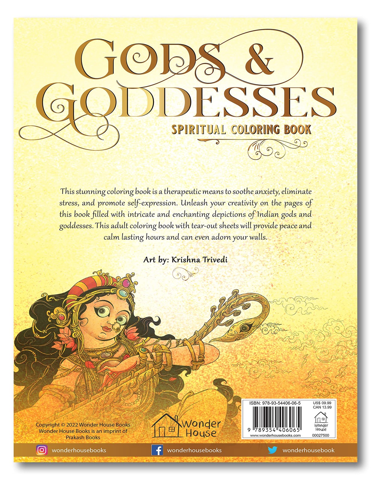 Gods and Goddesses – Spiritual Coloring Book Multicolor