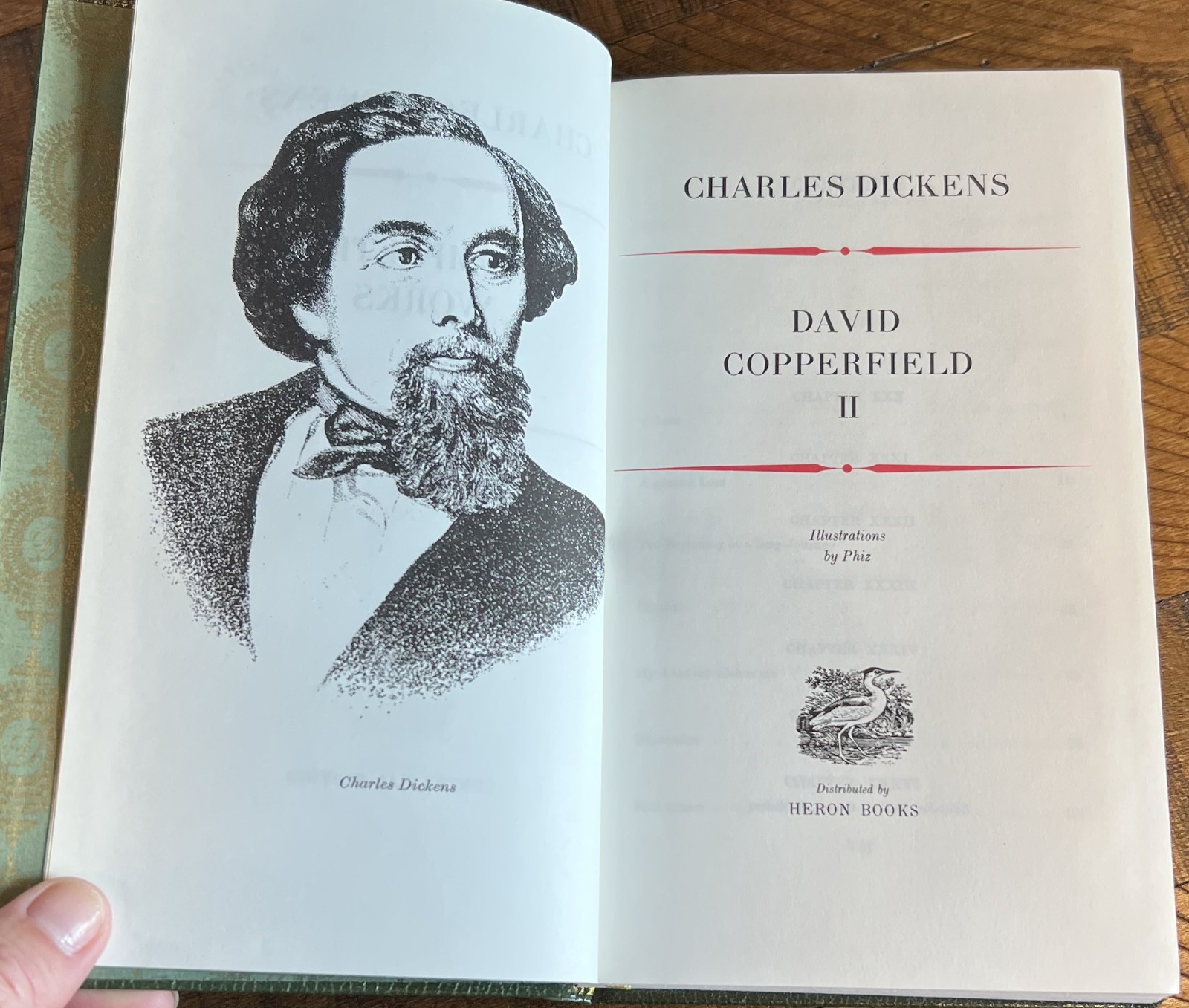 Charles Dickens Complete Works, 4 volumes of Heron Book Collection (HC, c1970)