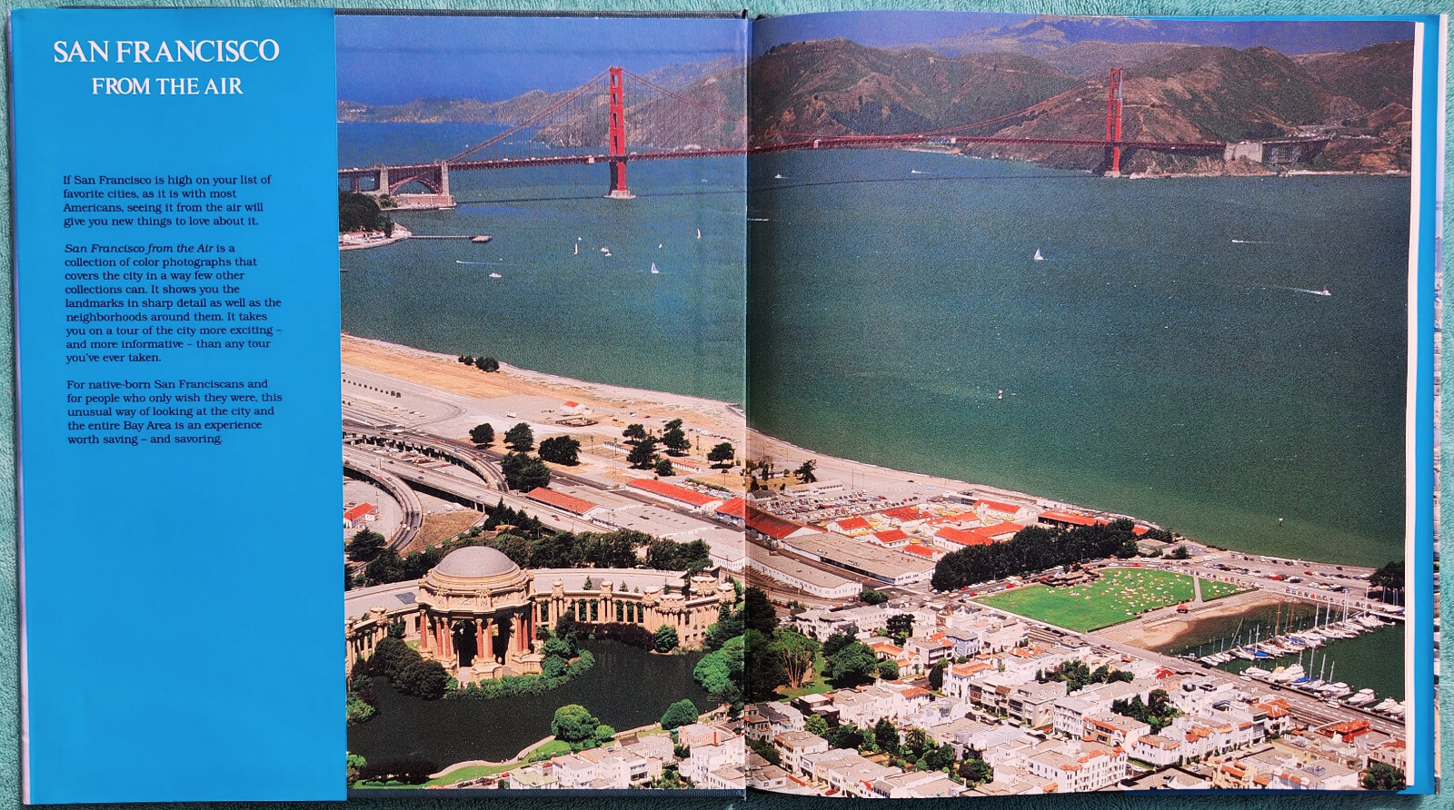 San Francisco From The Air By Neil Sutherland 1991 Hardcover 78 Pages