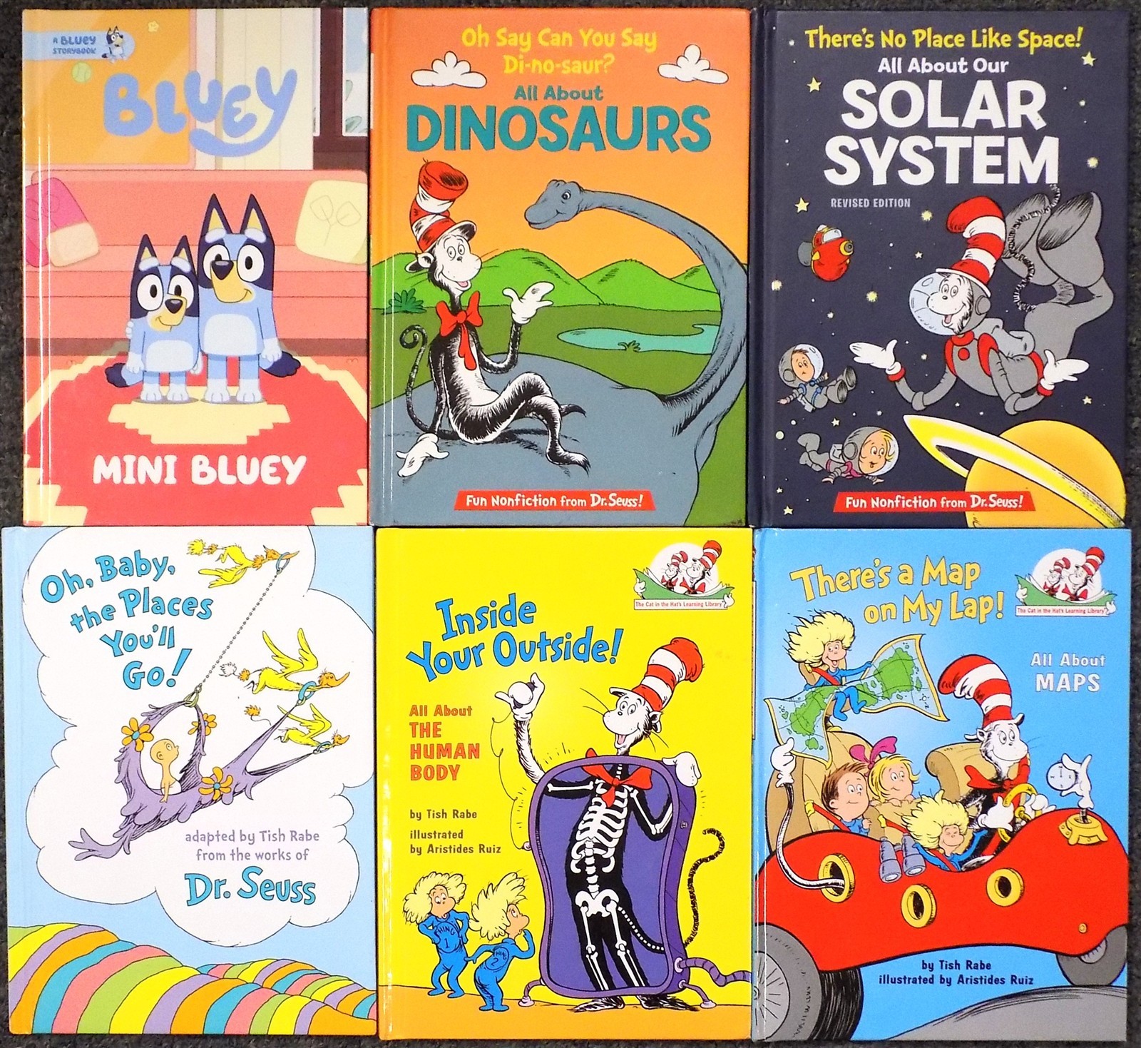 Lot of 6: 9.25″ X 6.75″: Bright and Early + I Can Read Book Hardcover