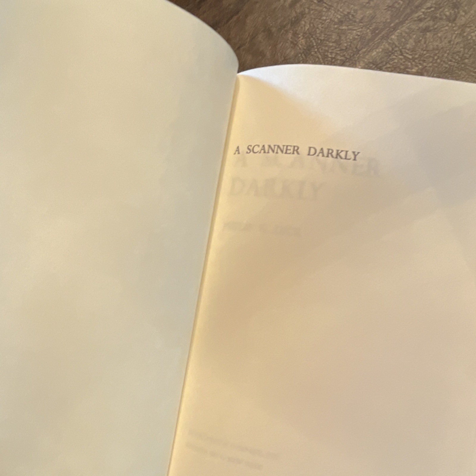 Philip K. Dick A Scanner Darkly Hardcover 1st Book Club Edition Doubleday 1977