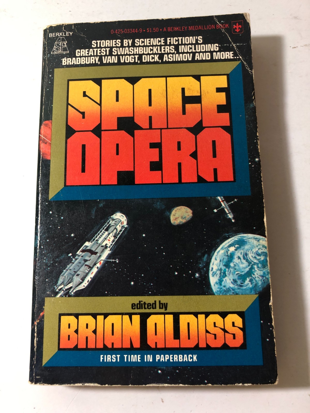 b Brian W Aldiss SPACE OPERA 1977 Berkley Medallion Short Stories