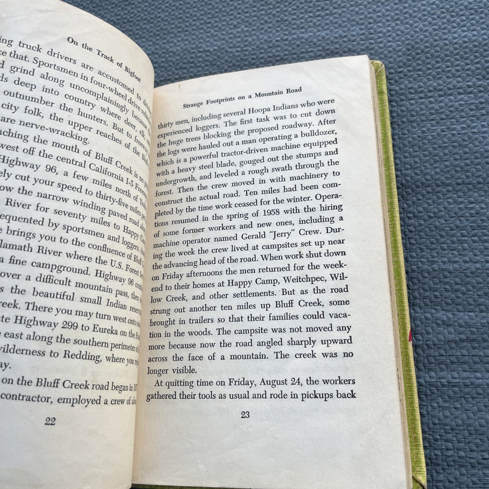 On the Track of Bigfoot by Marian T. Place Hardcover 1974 1st Edition Ex-Library