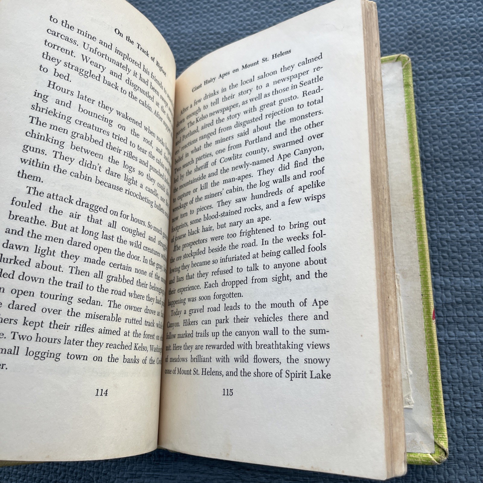 On the Track of Bigfoot by Marian T. Place Hardcover 1974 1st Edition Ex-Library