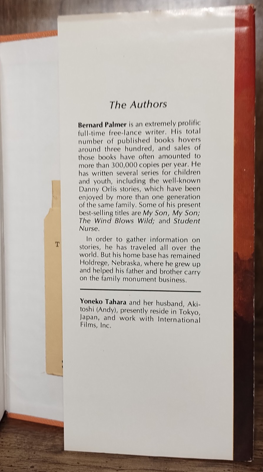 Yoneko Daughter of Happiness Tahara Palmer Moody Press 1977 Christian Biography