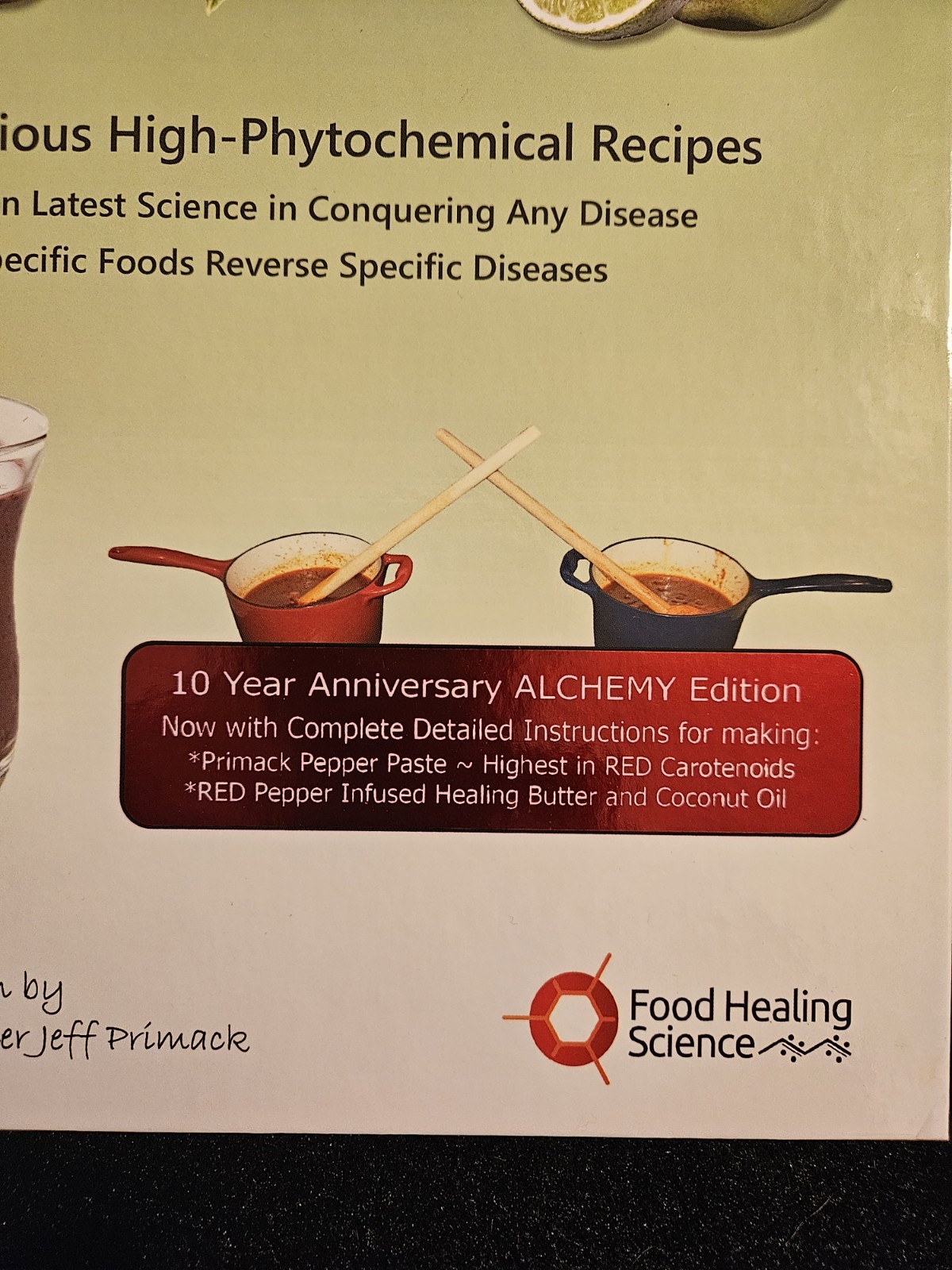 Food Healing Science Smoothie Formula Book By Jeff Primack 95 Recipes 10th Anniv
