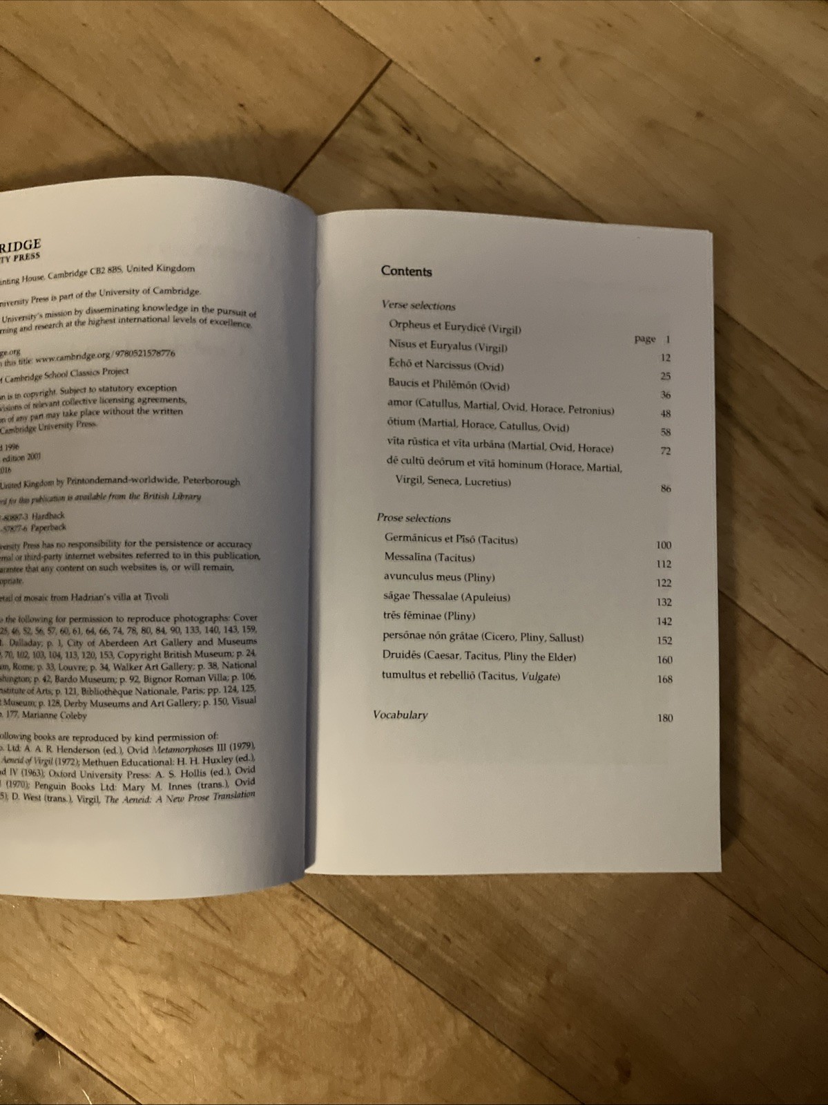 Cambridge Latin Anthology