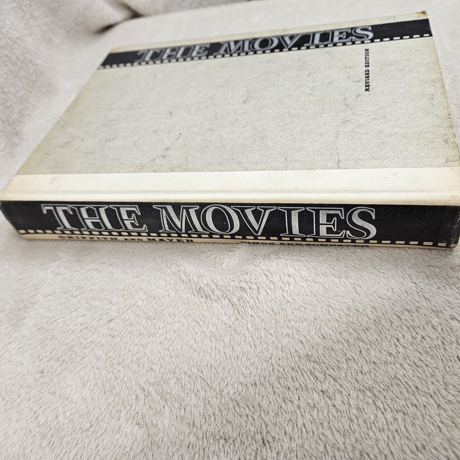 The Movies Revised Edition B&W Illustrated Movie History 1970 Third Printing