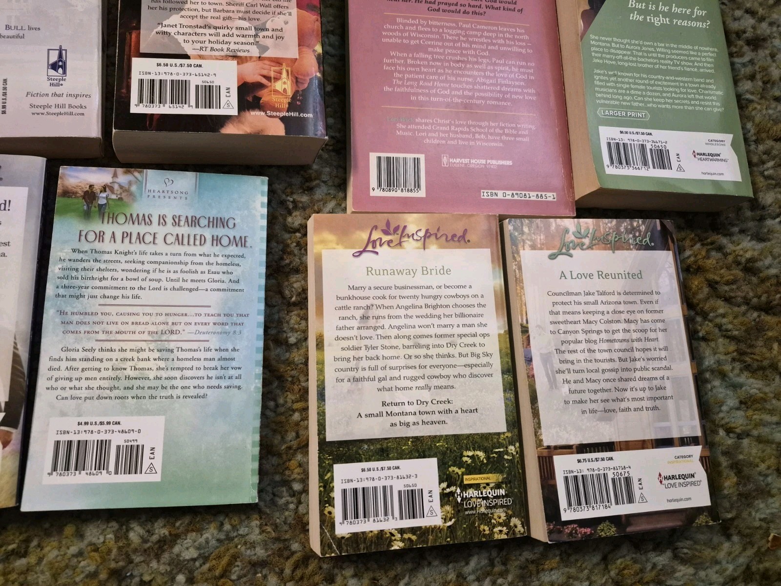 LOVE INSPIRED ROMANCE PAPERBACK BOOKS MISC ROMANCE TITLES LOT OF 22