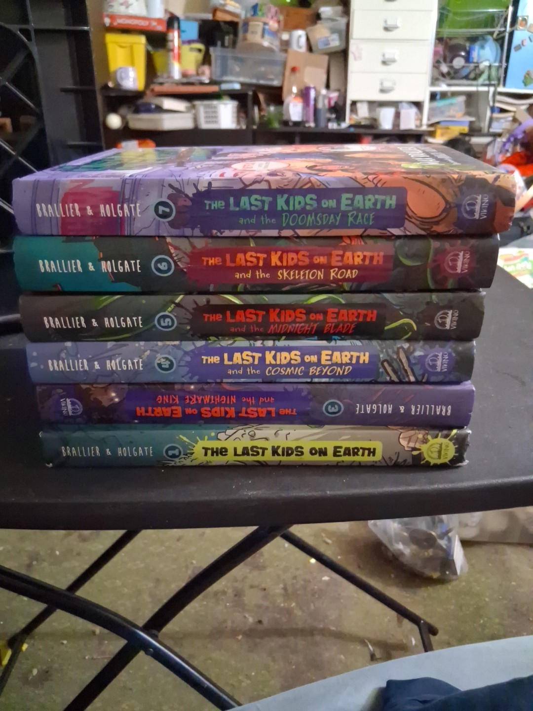 Lot Of 6 The Last Kids On Earth Series HC Books Brallier Netflix 1,3,4,5,6,7
