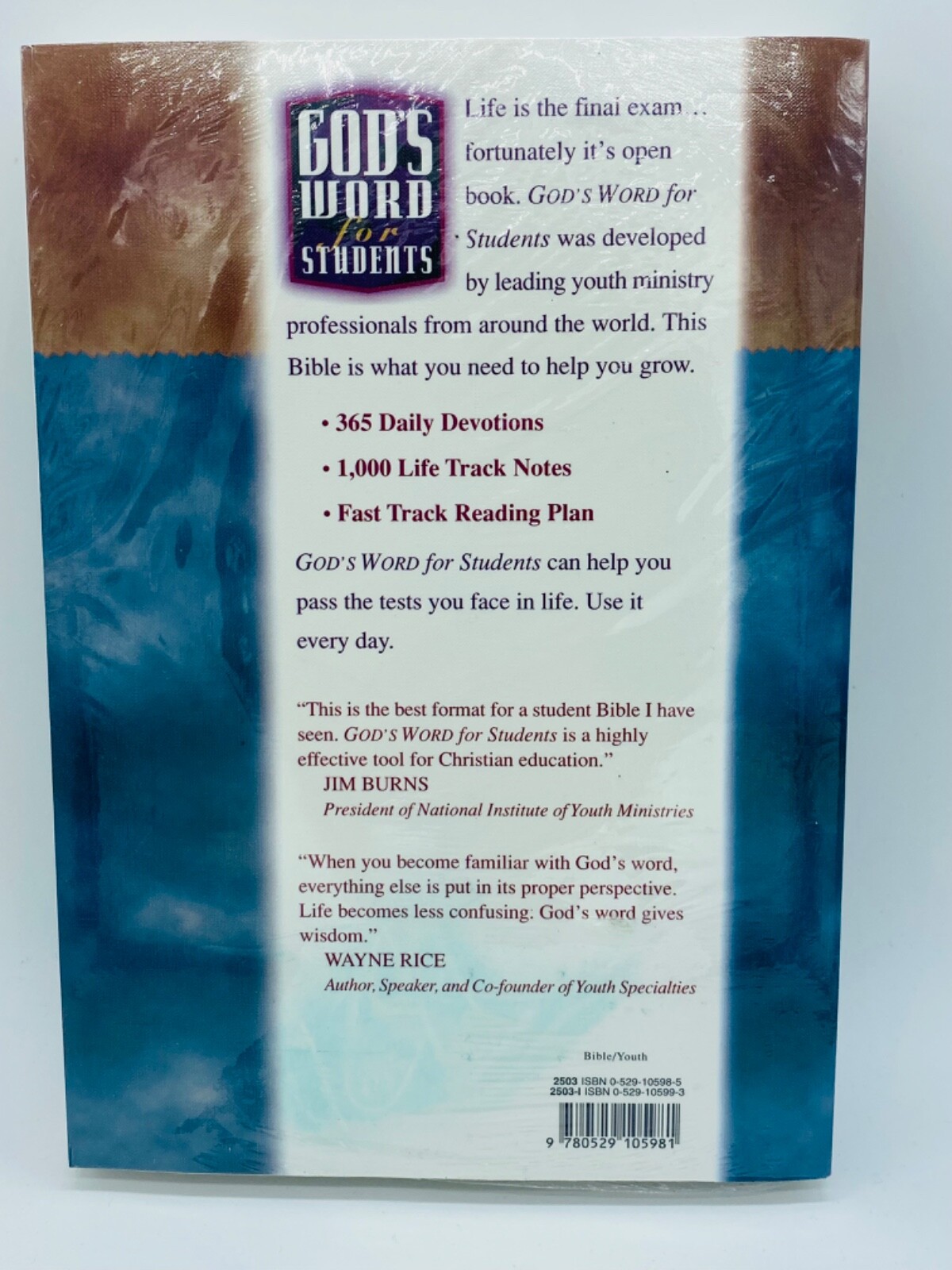 God’s Word for Students by Wayne Wrapped NOS