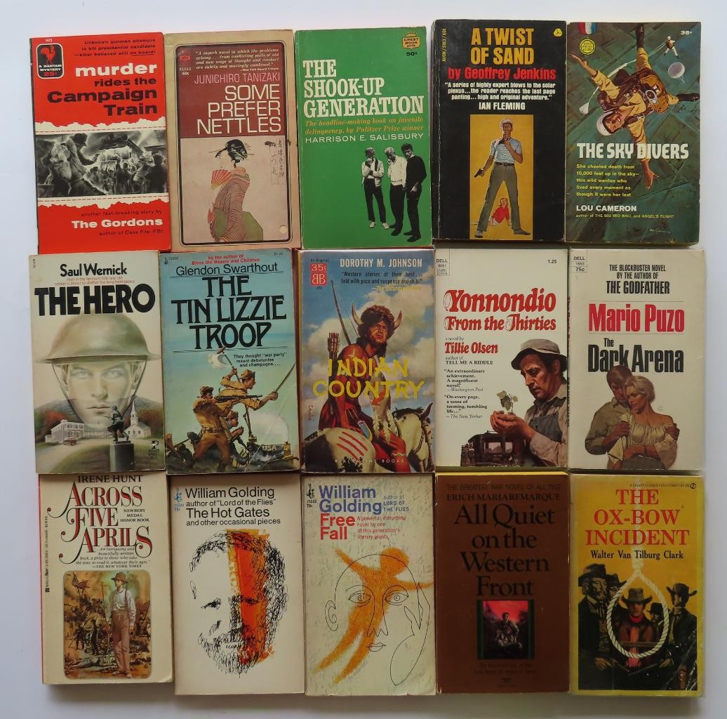 Lot of 36 Older Paperbacks Fiction, Nonfiction, Various Authors & Genres HQ