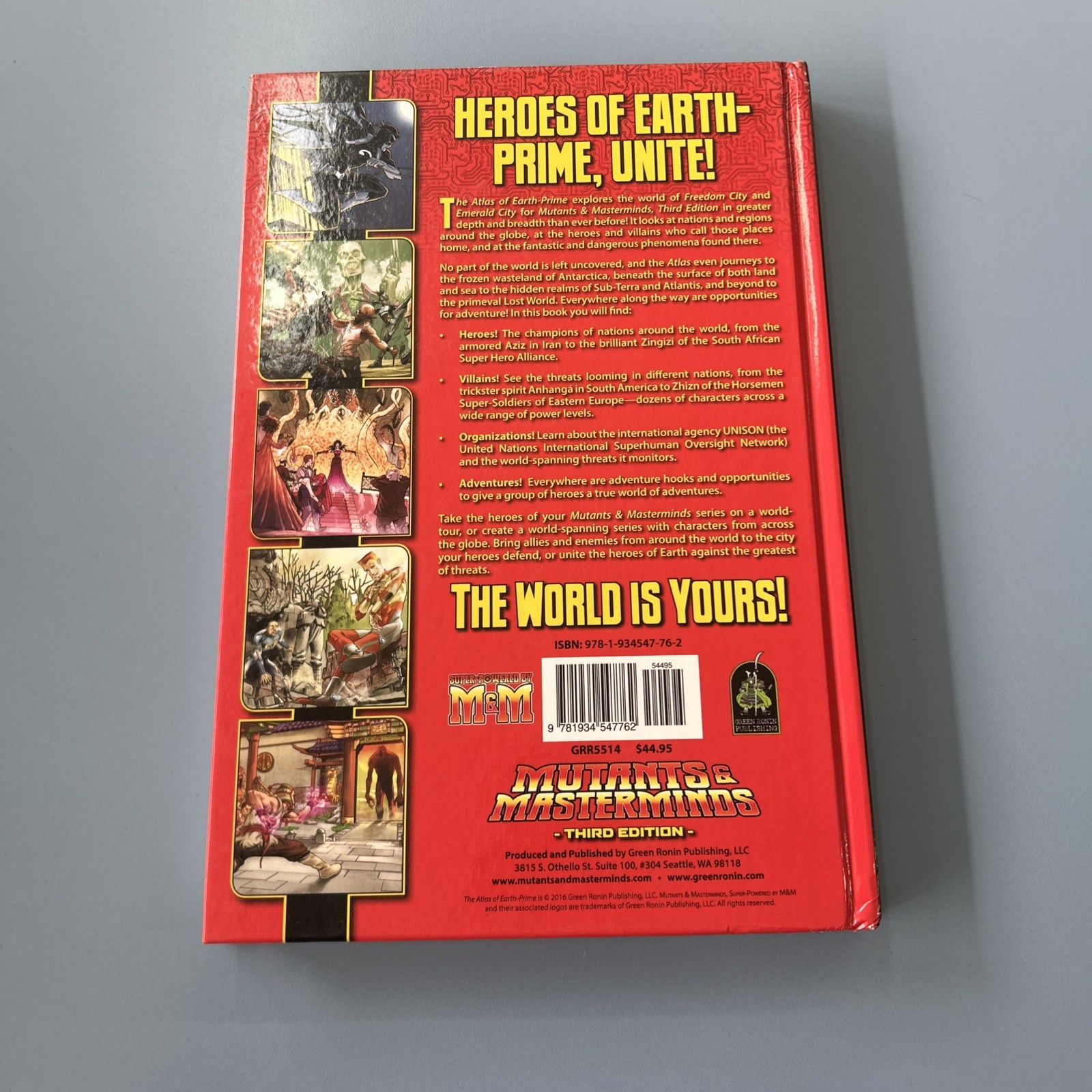 Atlas of Earth-Prime : A Mutants and Masterminds Sourcebook by Steve Kenson