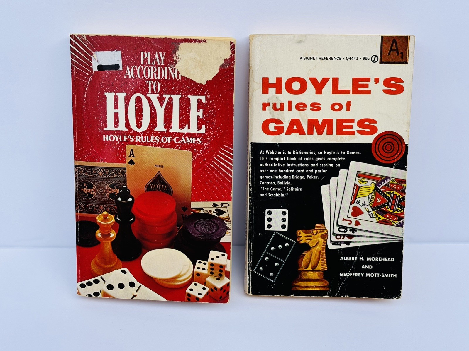 Hoyle’s Rules of Games by Albert H. Morehead & Geoffrey Mott-Smith VTG Book Set