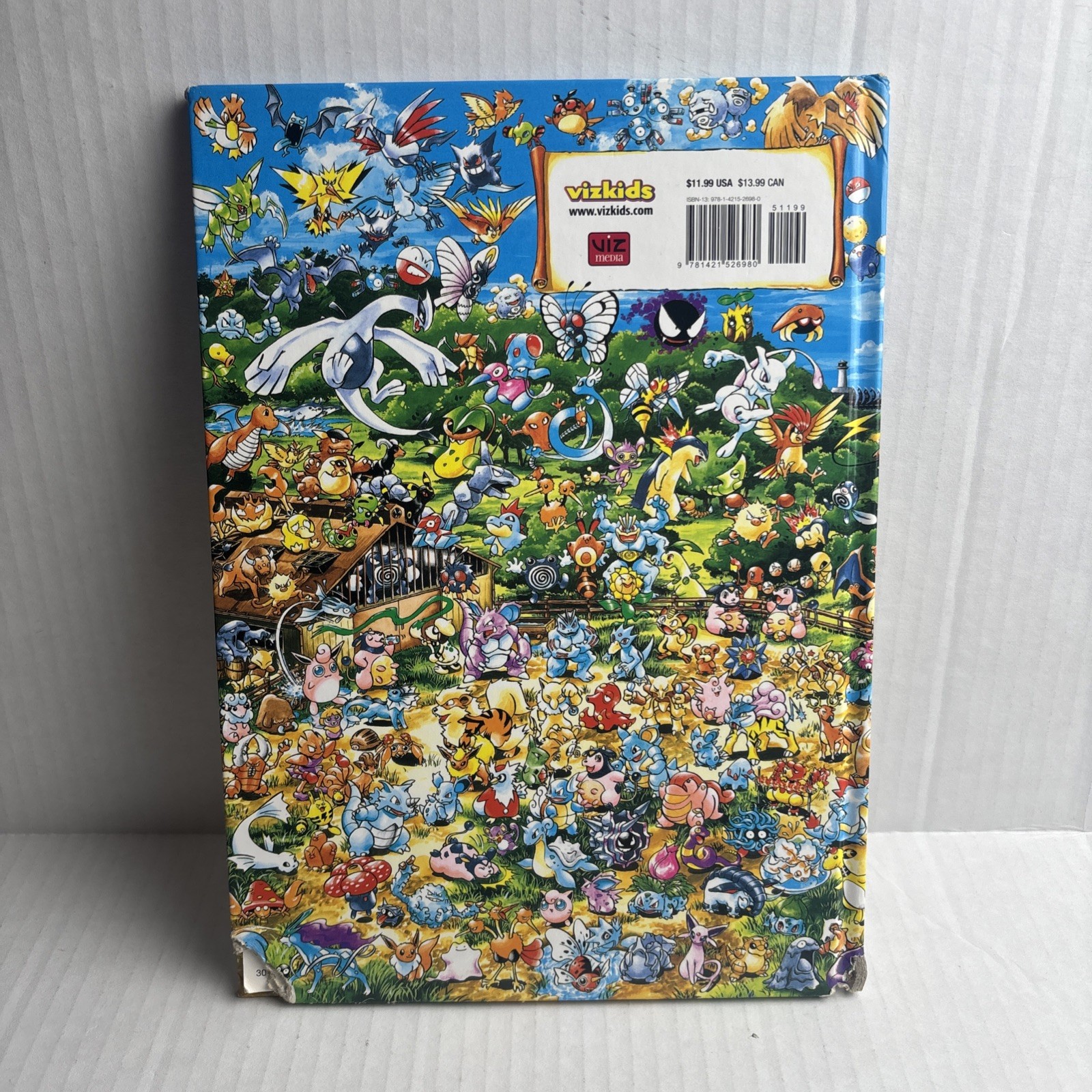 LET’S FIND POKÉMON! GOLD & SILVER Art By Kazuhiro Aihara Hardback Colorful