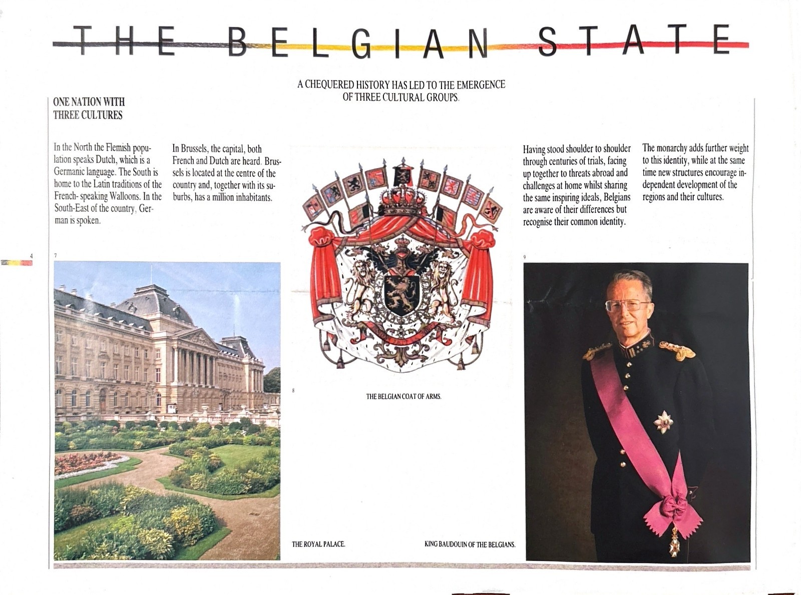 Belgium 24 Pages Information Brochure by Ministry of Foreign Affairs 1987