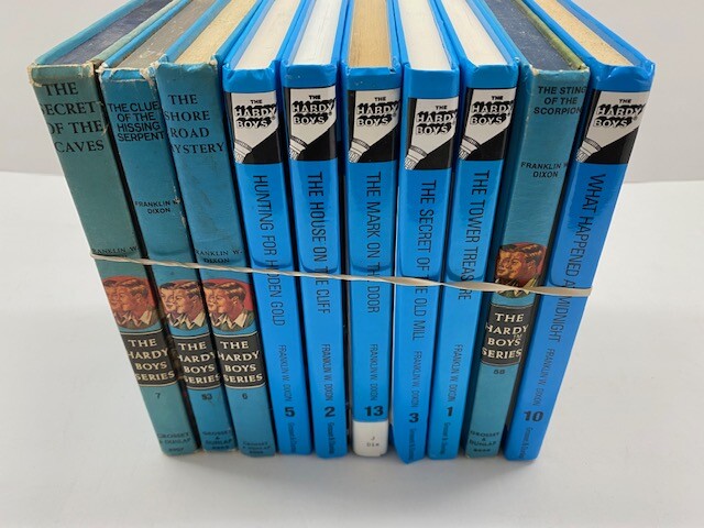 10 Hardy Boys Random book lot of kids books new and old Franklin W. Dixon – GOOD