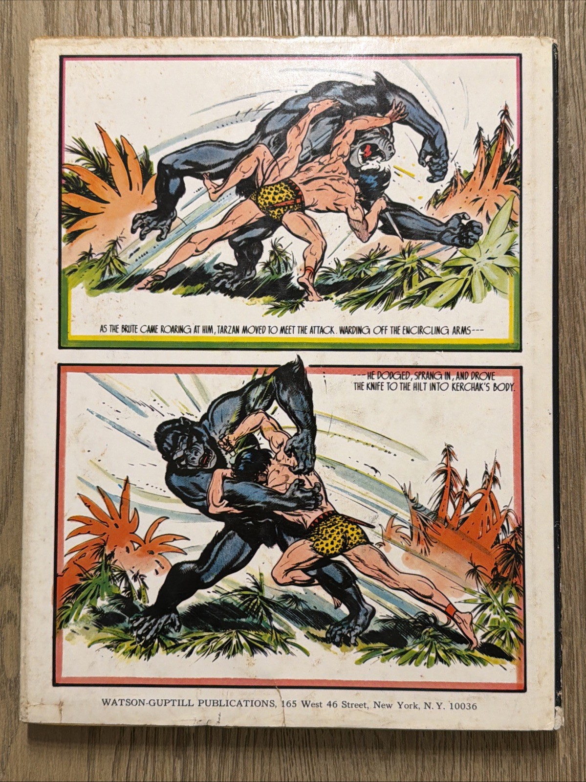 Tarzan of the Apes Burne Hogarth 1972 First Printing Illustrated Graphic Novel