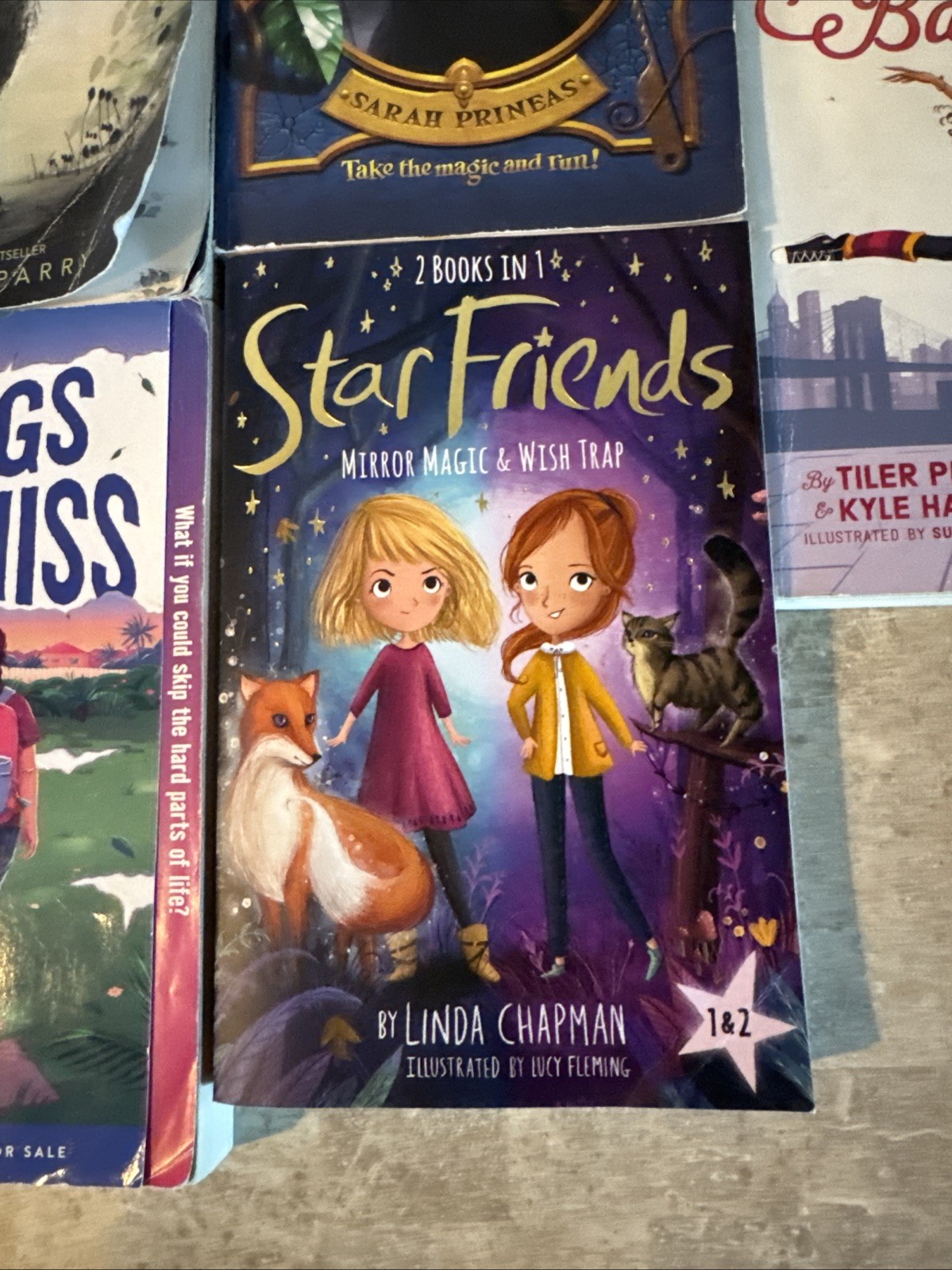 Teen Book Lot Of 5 Magic Thief, Star Friends, Katana Ballerina, Wolf Girl