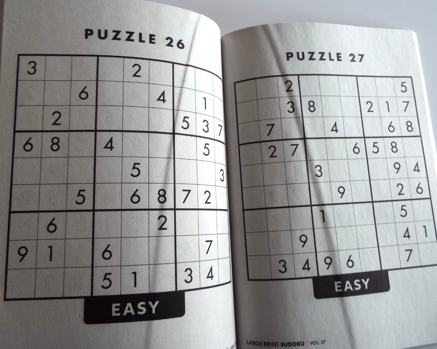 4 Large Print Sudoku Puzzle Books: Volumes 35, 36, 37 & 38 NEW** ~ 80 puzz. ea